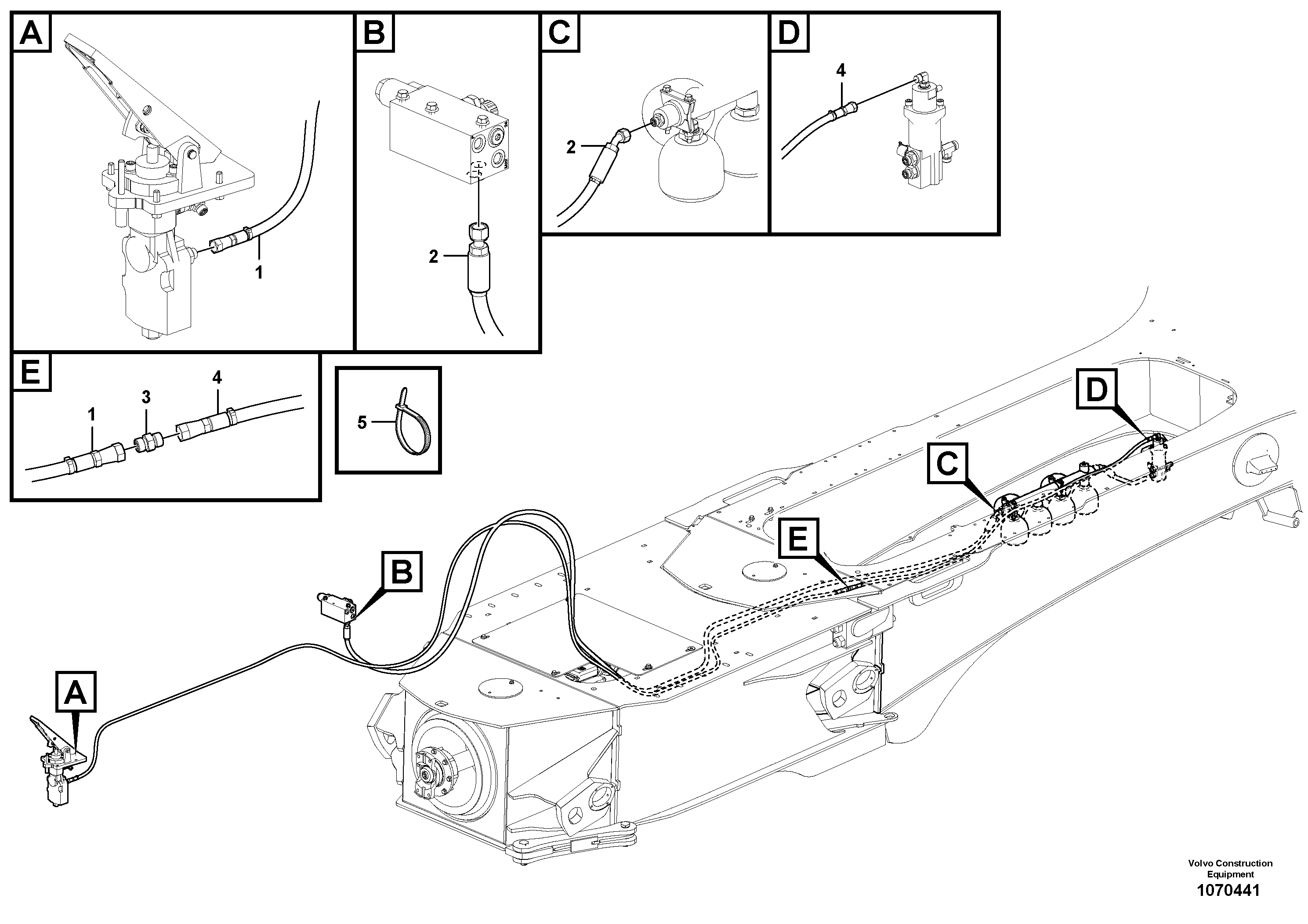 Timing gear casing VOE16249034 VOLVO