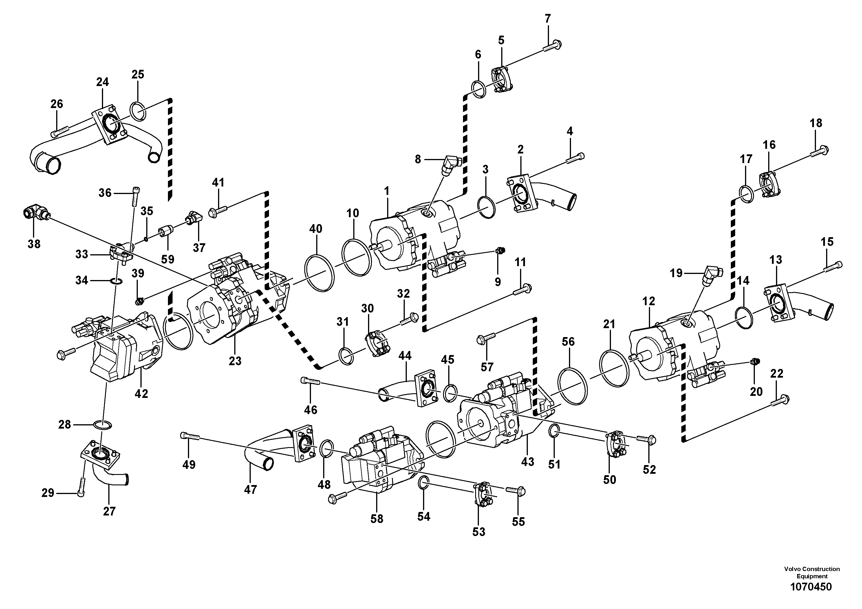 Water pump ger VOE17200889 VOLVO