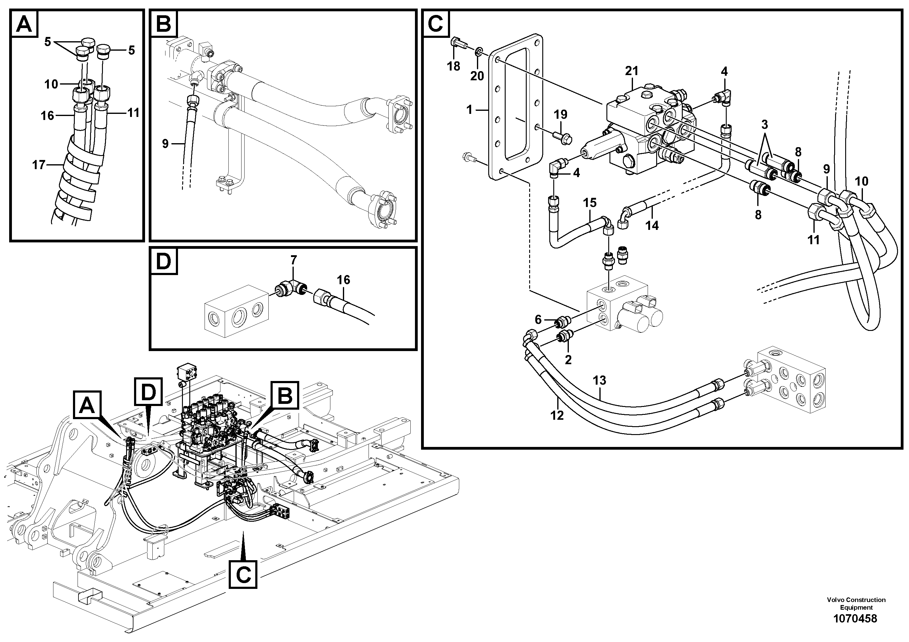 Seat frame VOE14658867 VOLVO