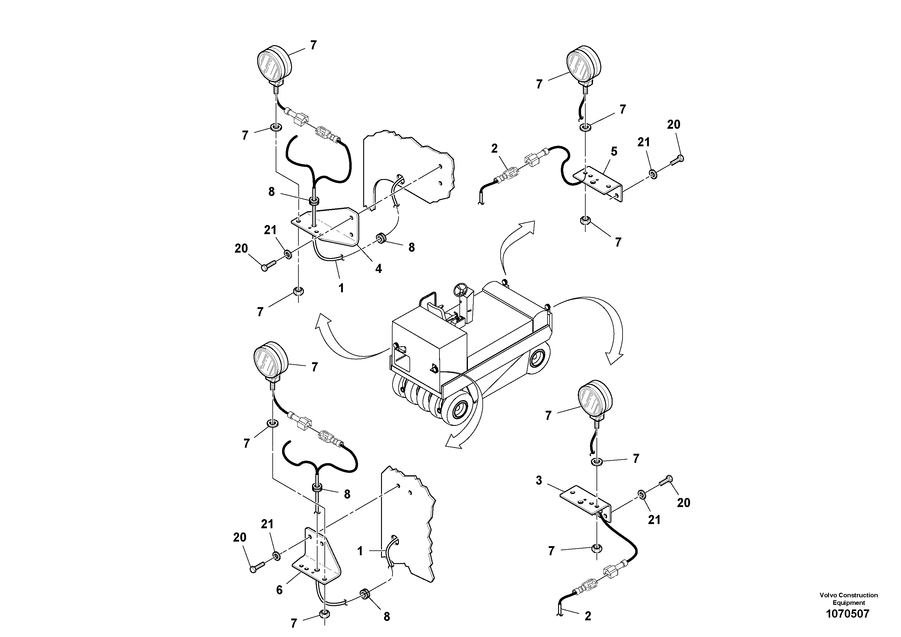 Cable harness RM/VOE12779292 VOLVO