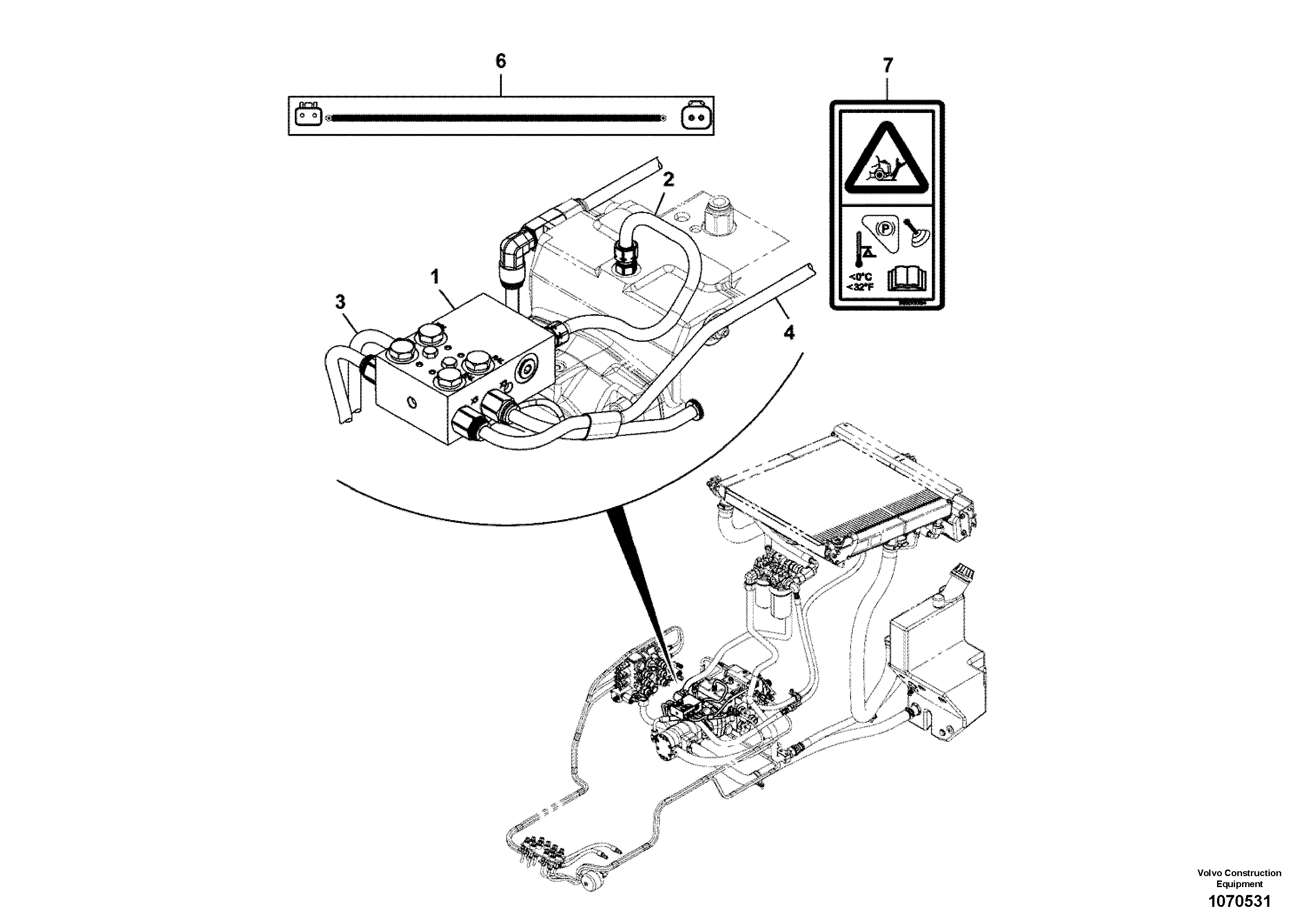Fuel miser valve VOE17407980 VOLVO