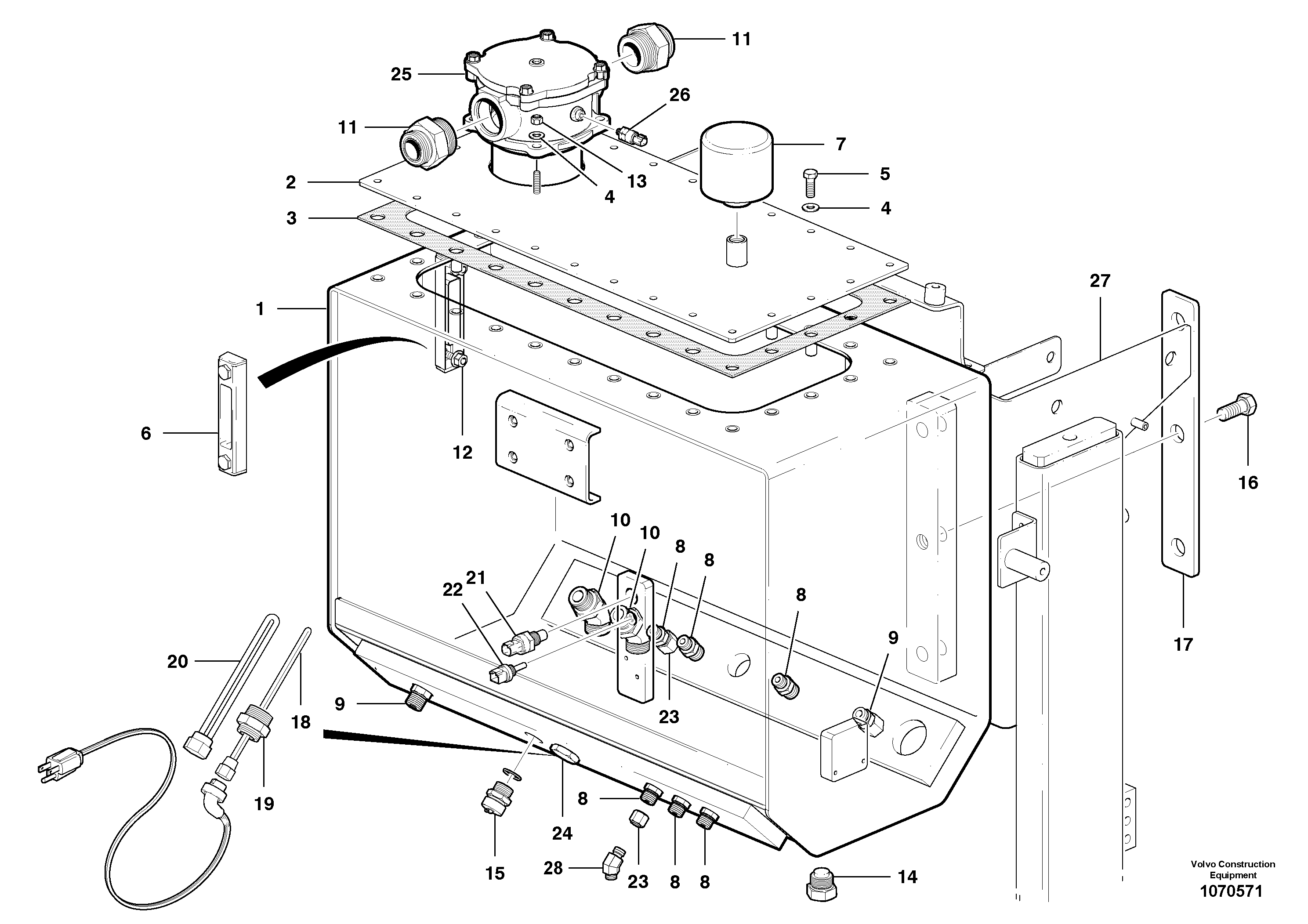 Out Calipers VOE16003679 VOLVO