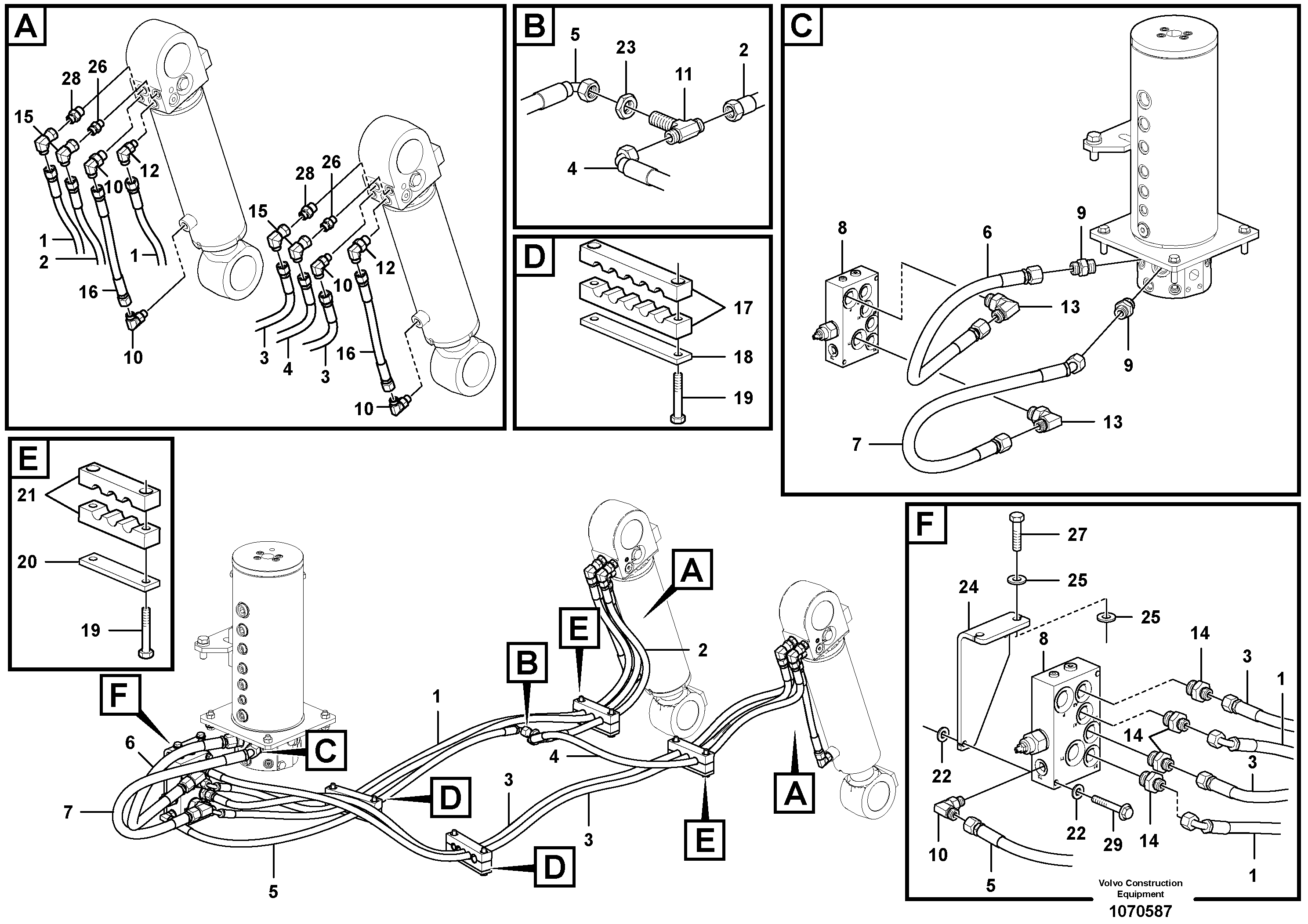 Timing gear casing VOE15800368 VOLVO
