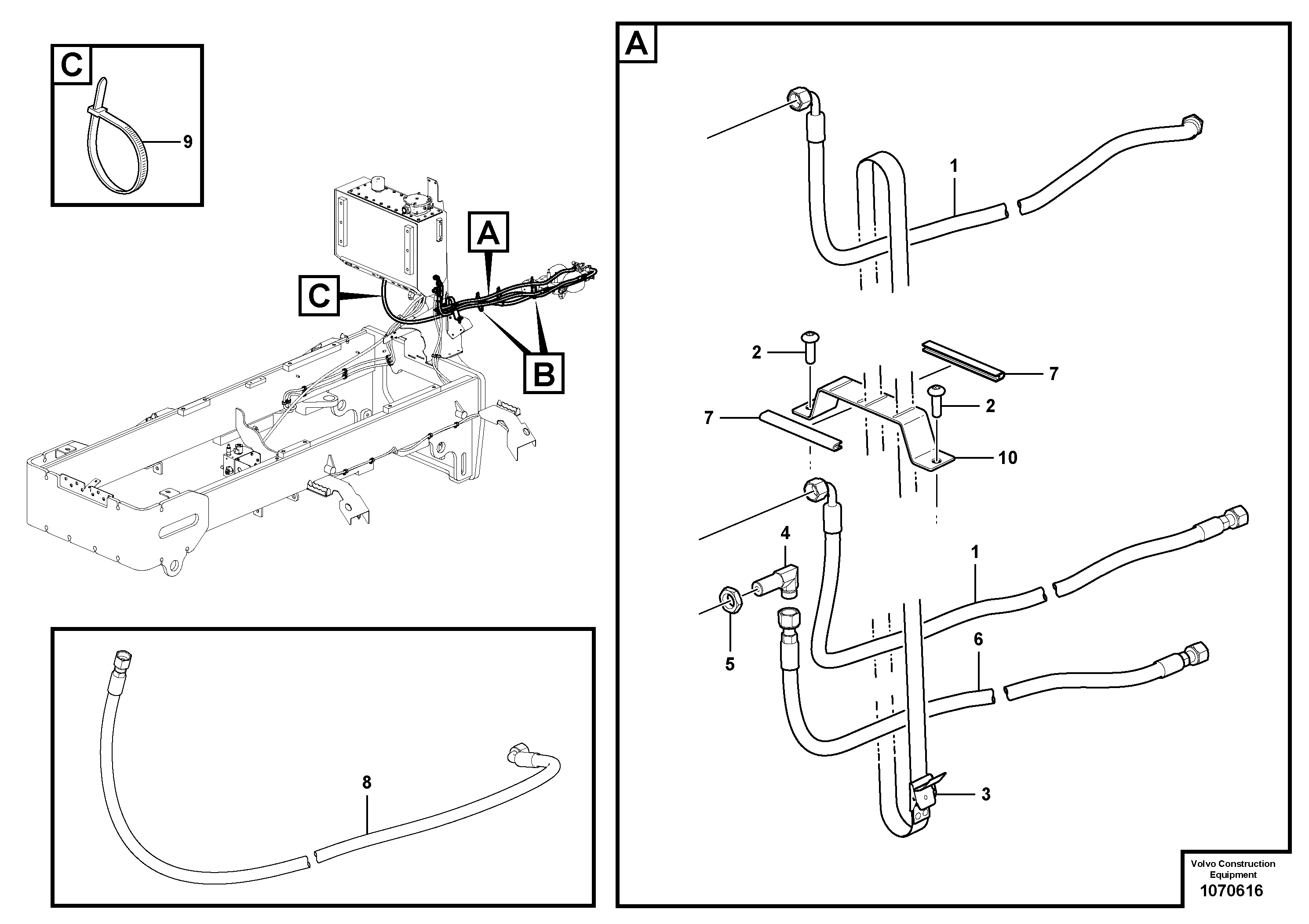 Timing gear casing VOE936411 VOLVO