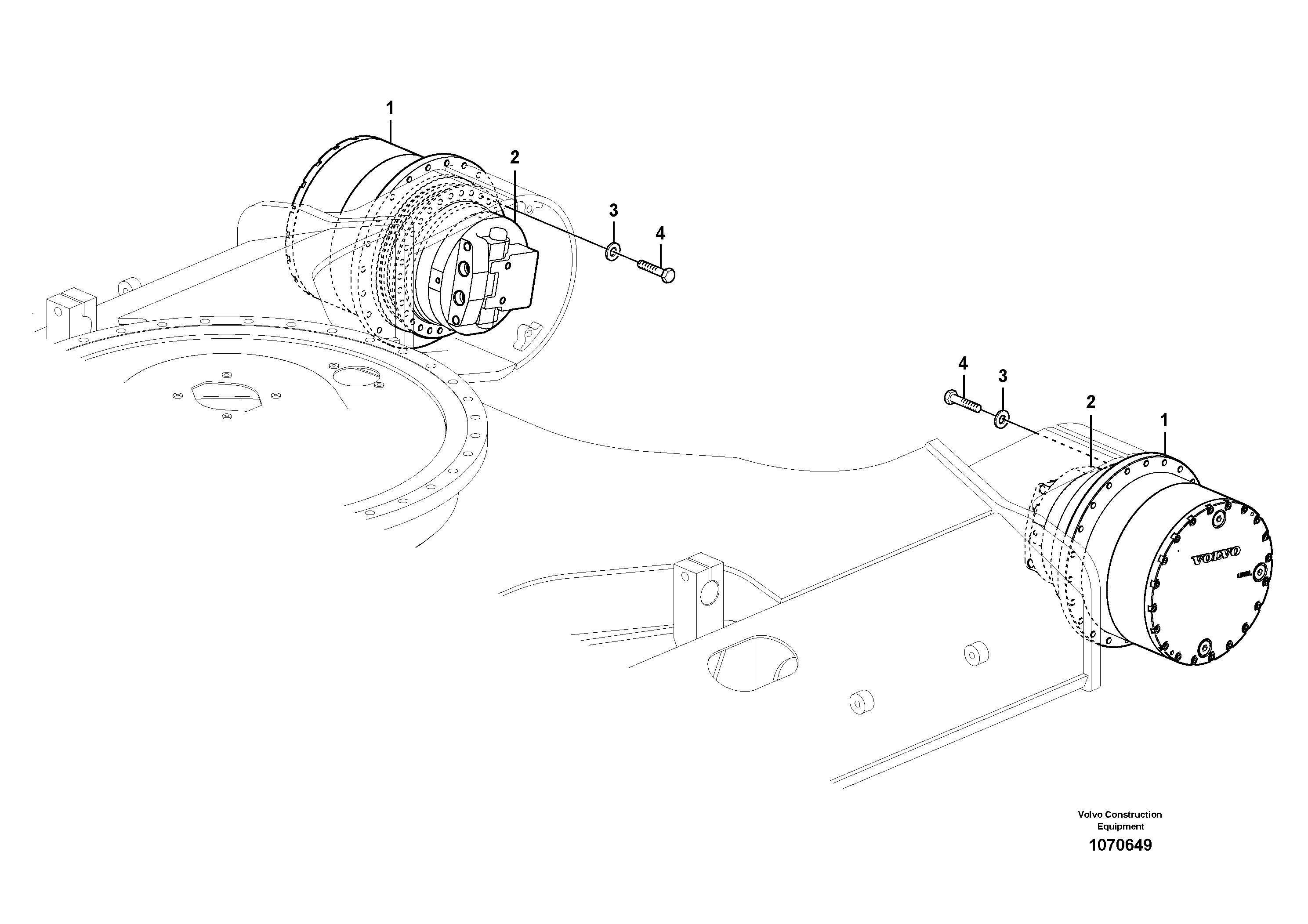 Brake disk VOE14663375 VOLVO
