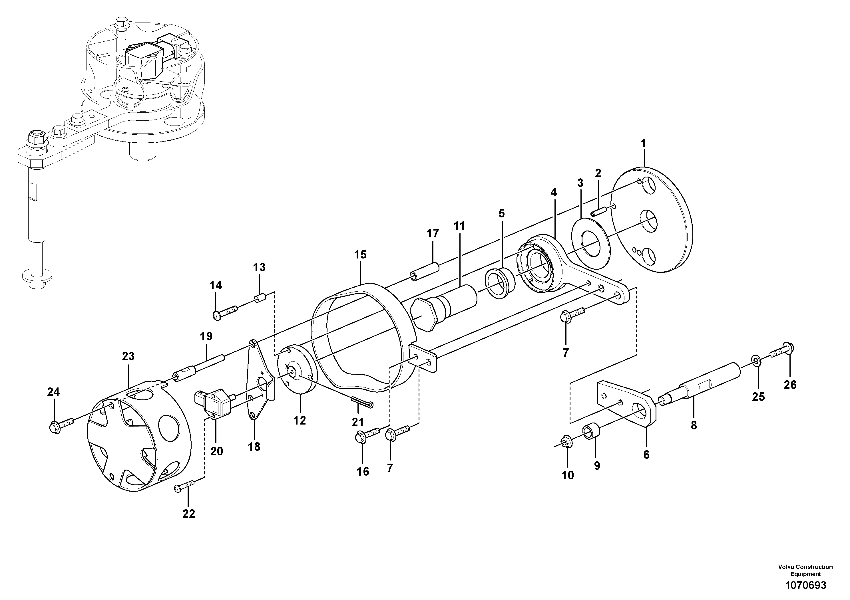 Altntr Housing VOE11432676 VOLVO