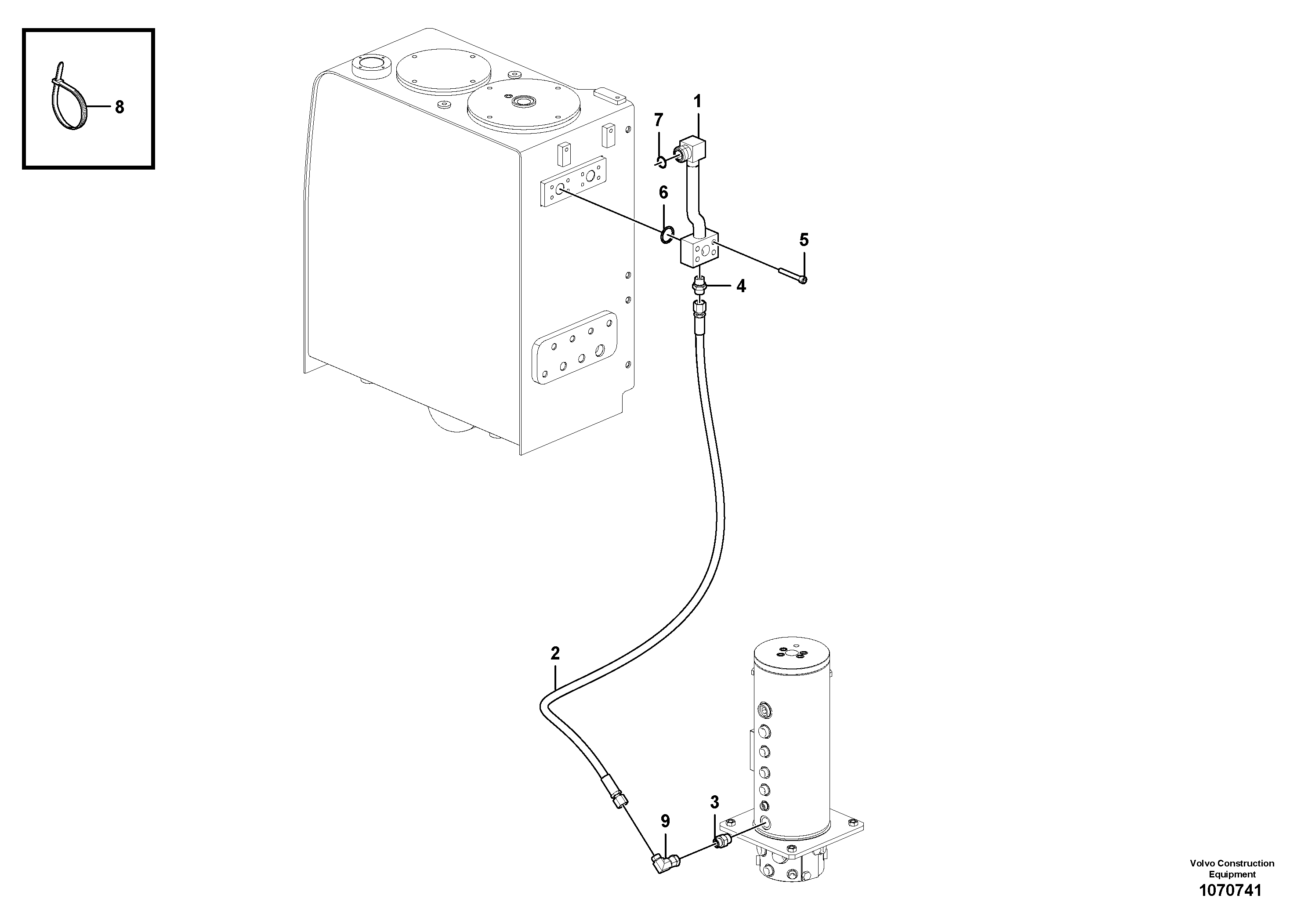 Press. lim. valve RM/VOE14352934 VOLVO