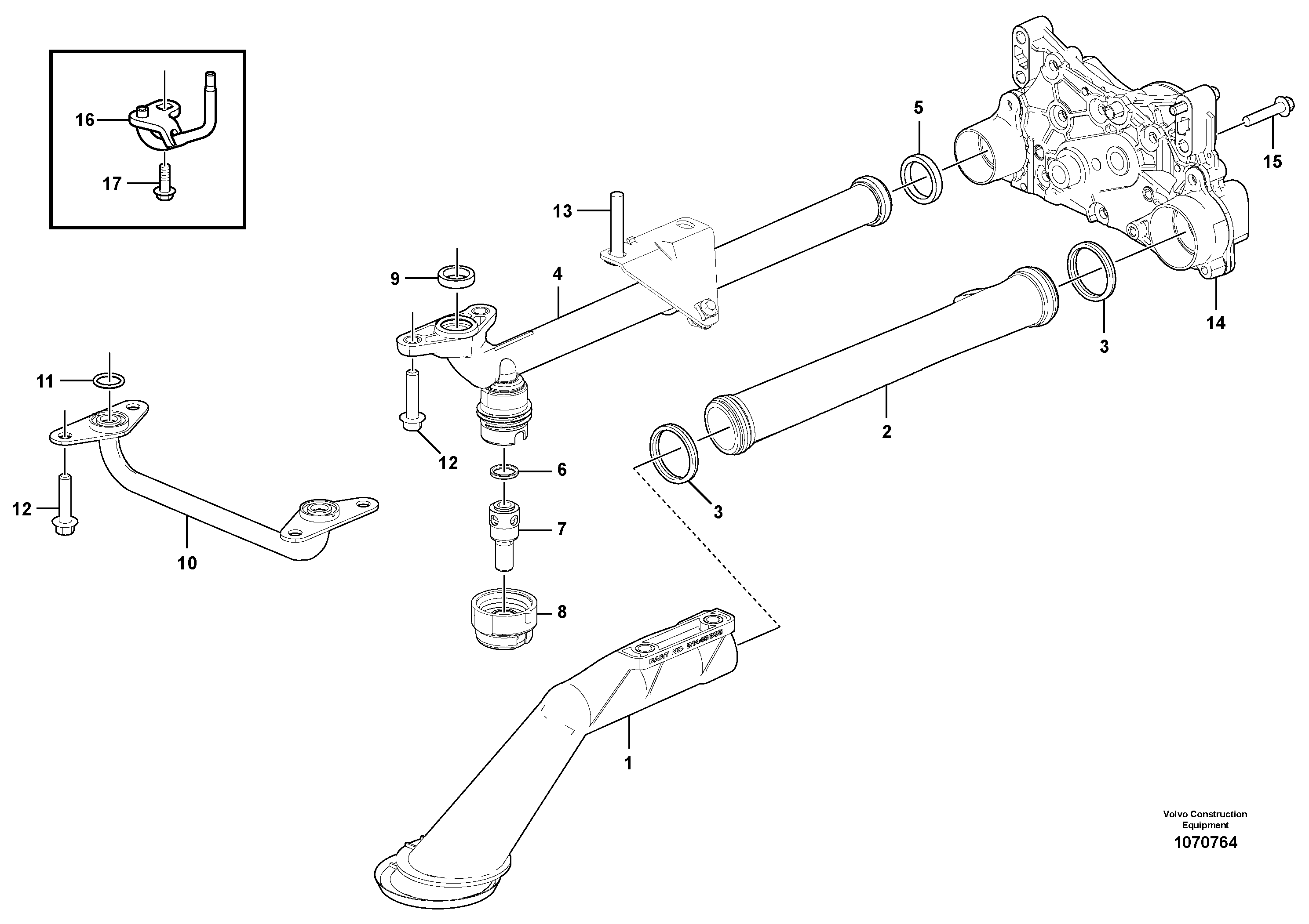 Microswitch VOE21496432 VOLVO