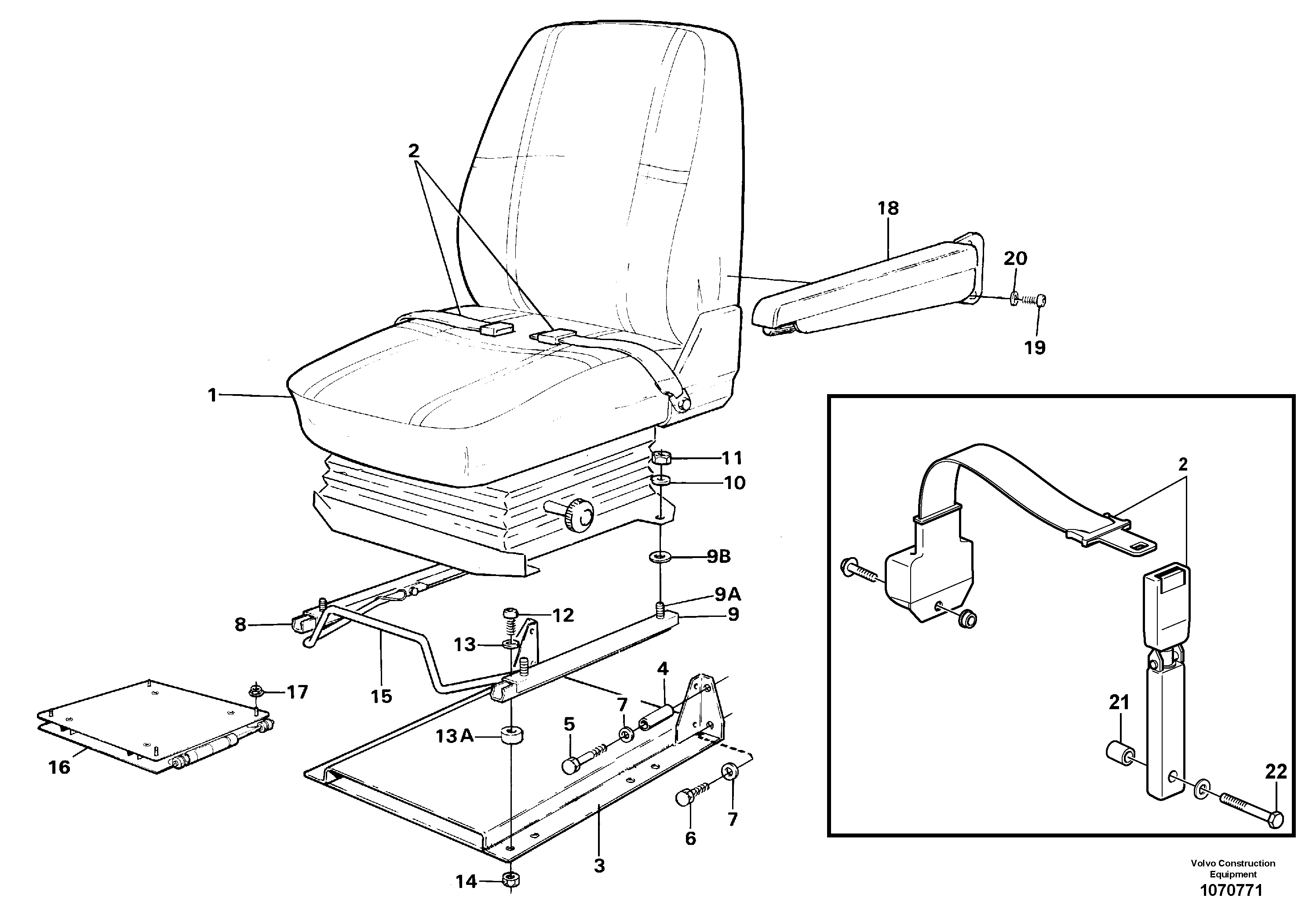 Hip Belt VOE11005808 VOLVO