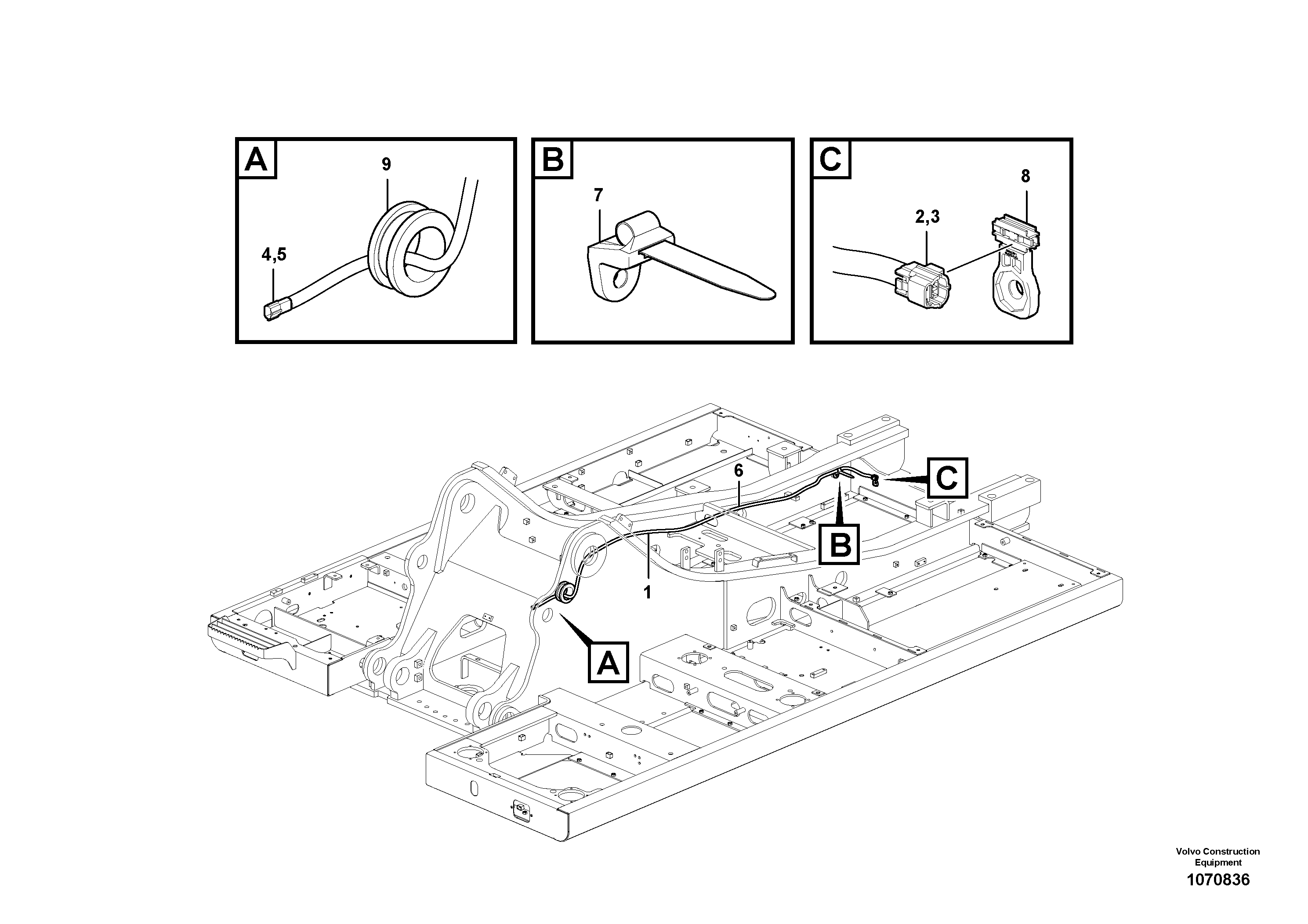 Support Leg VOE14649163 VOLVO