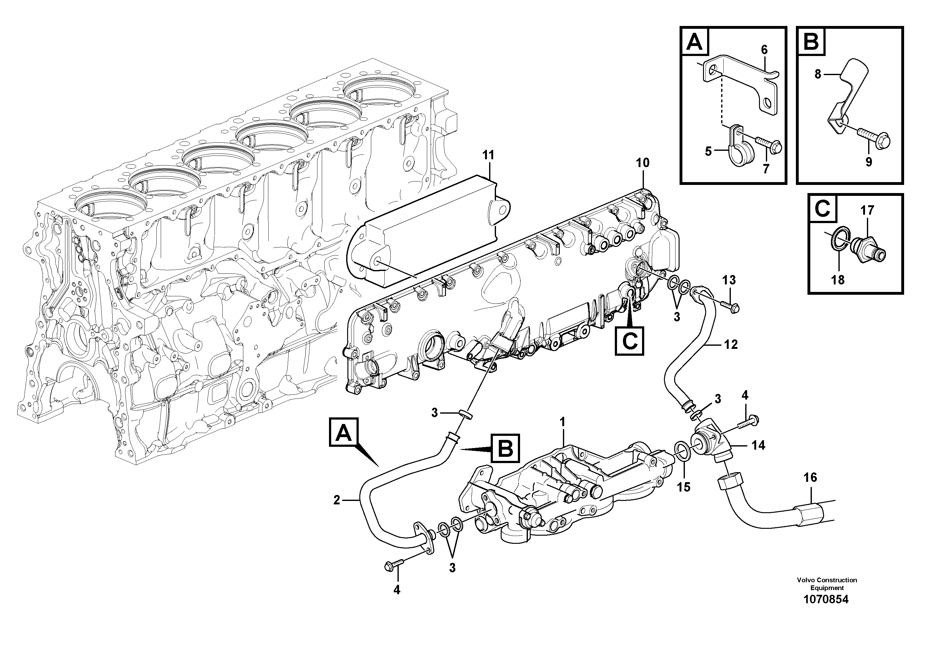Seat frame VOE21965217 VOLVO