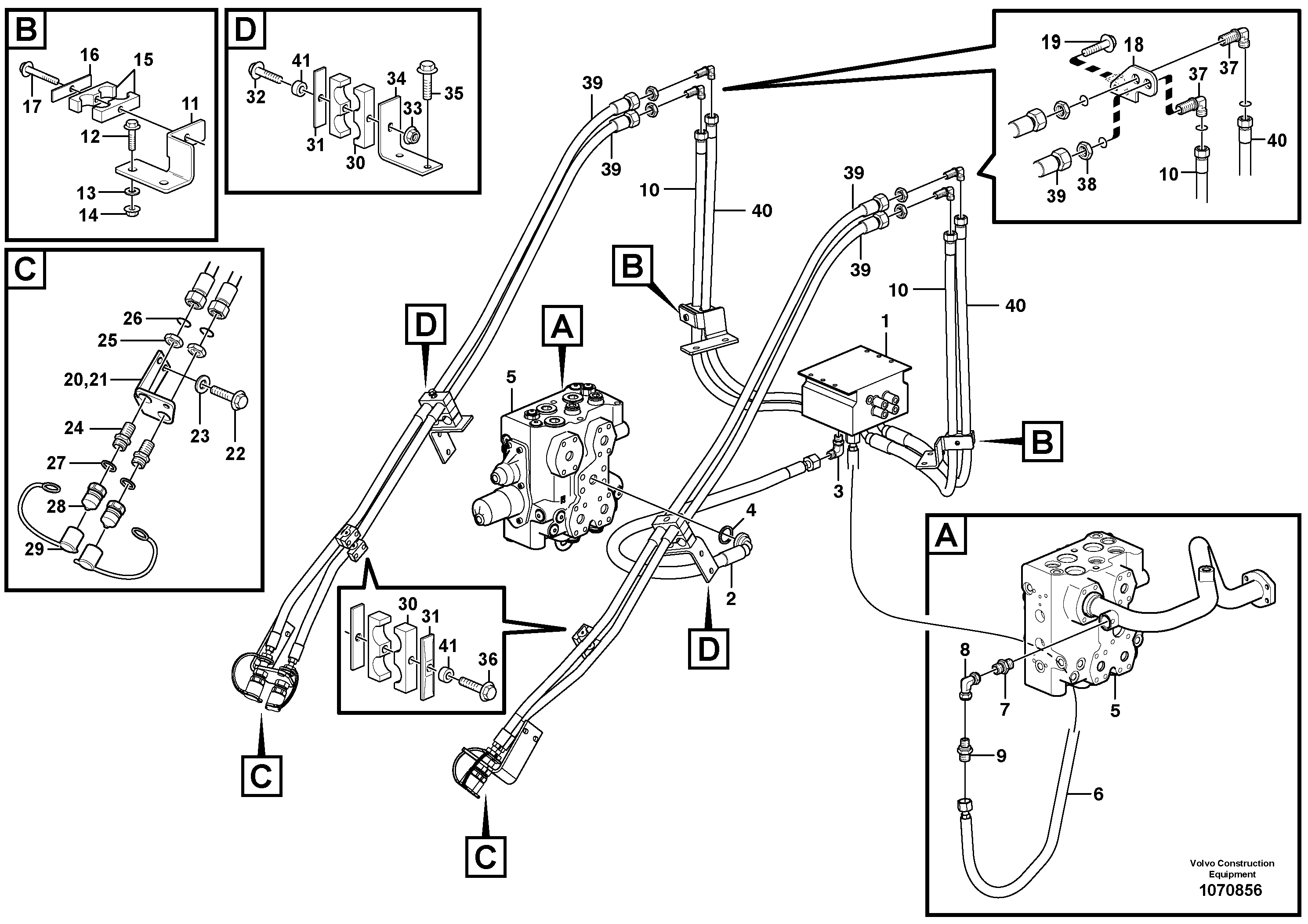 Timing gear casing VOE15188951 VOLVO