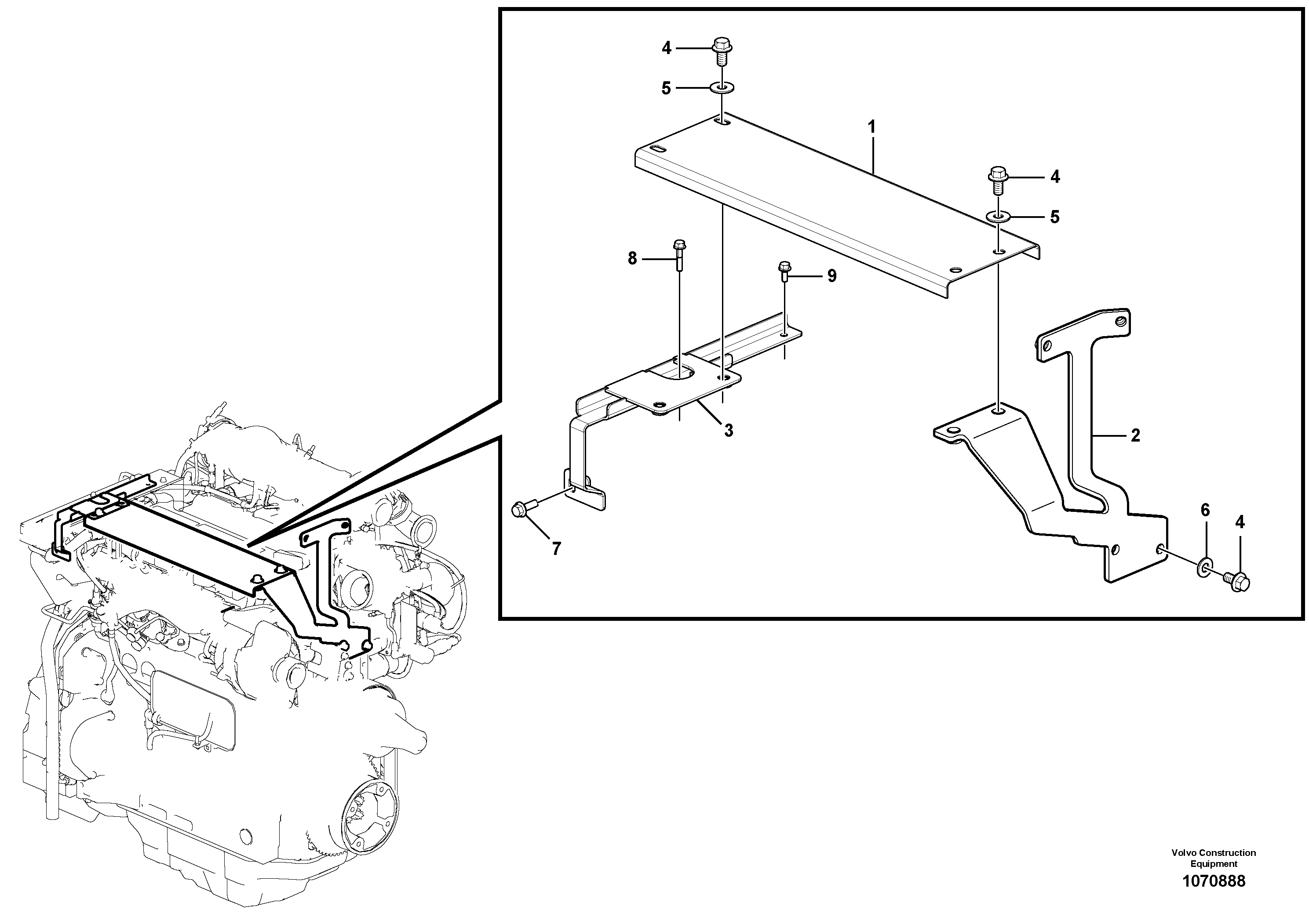 Seat frame VOE14634682 VOLVO