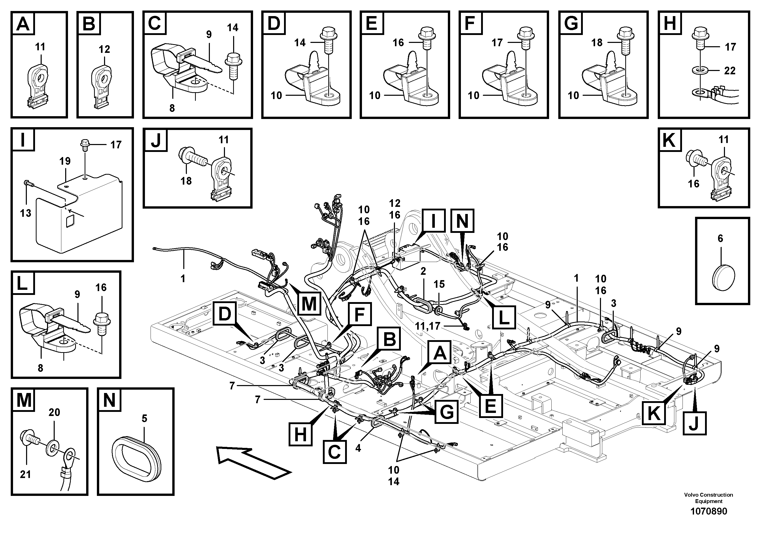 Support Leg RM/VOE14706683 VOLVO