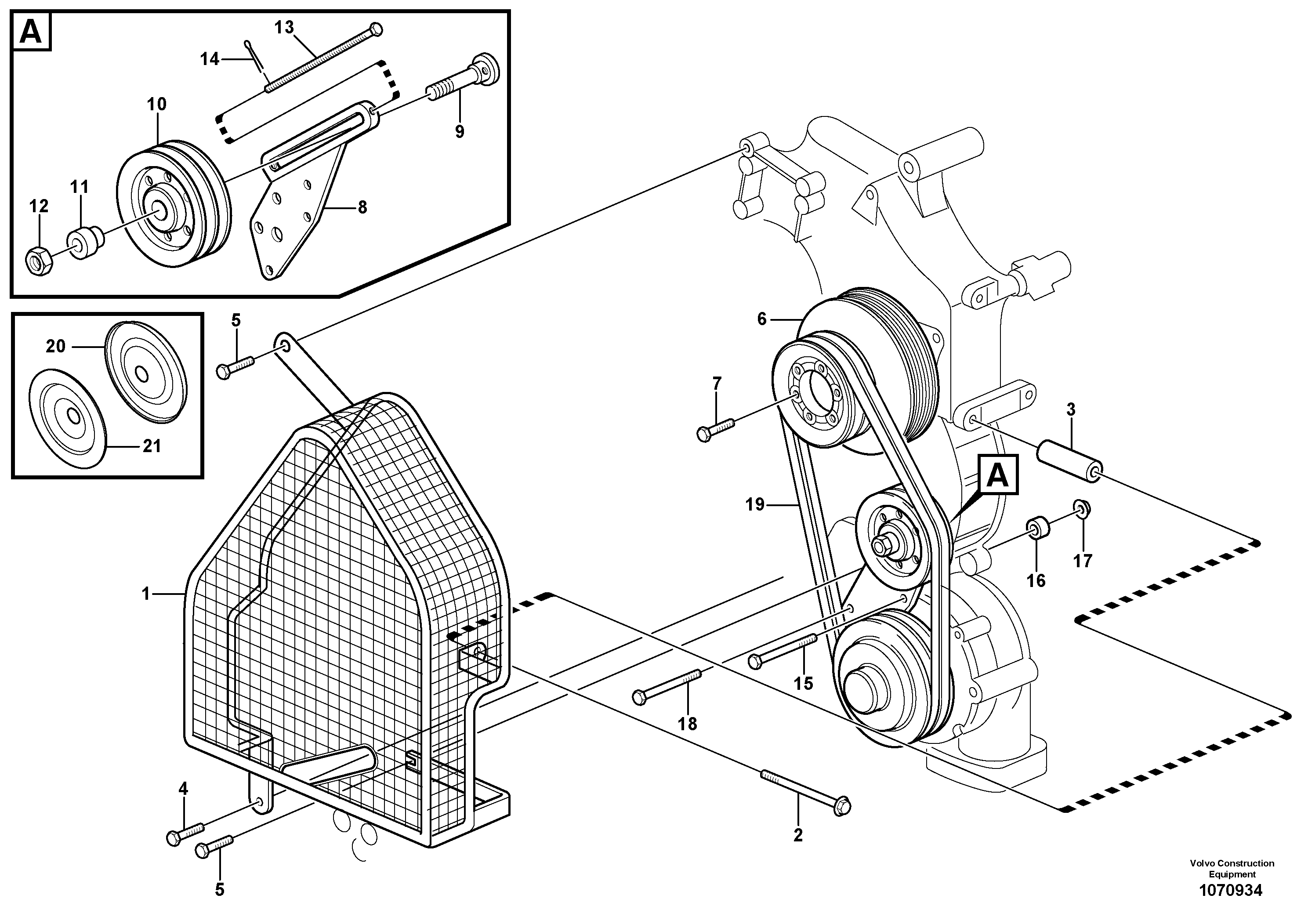 Air venting scr VOE477016 VOLVO