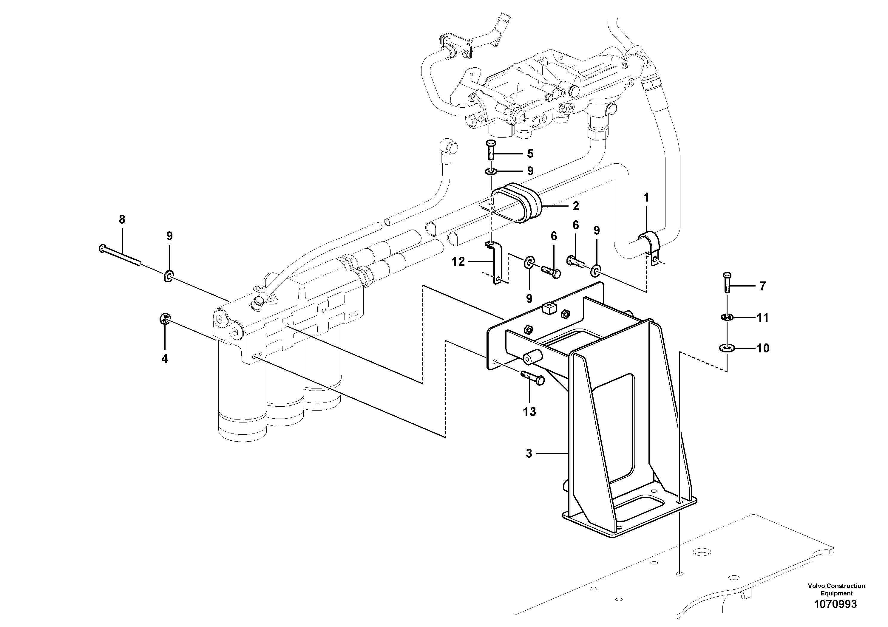 Seat frame VOE14674484 VOLVO