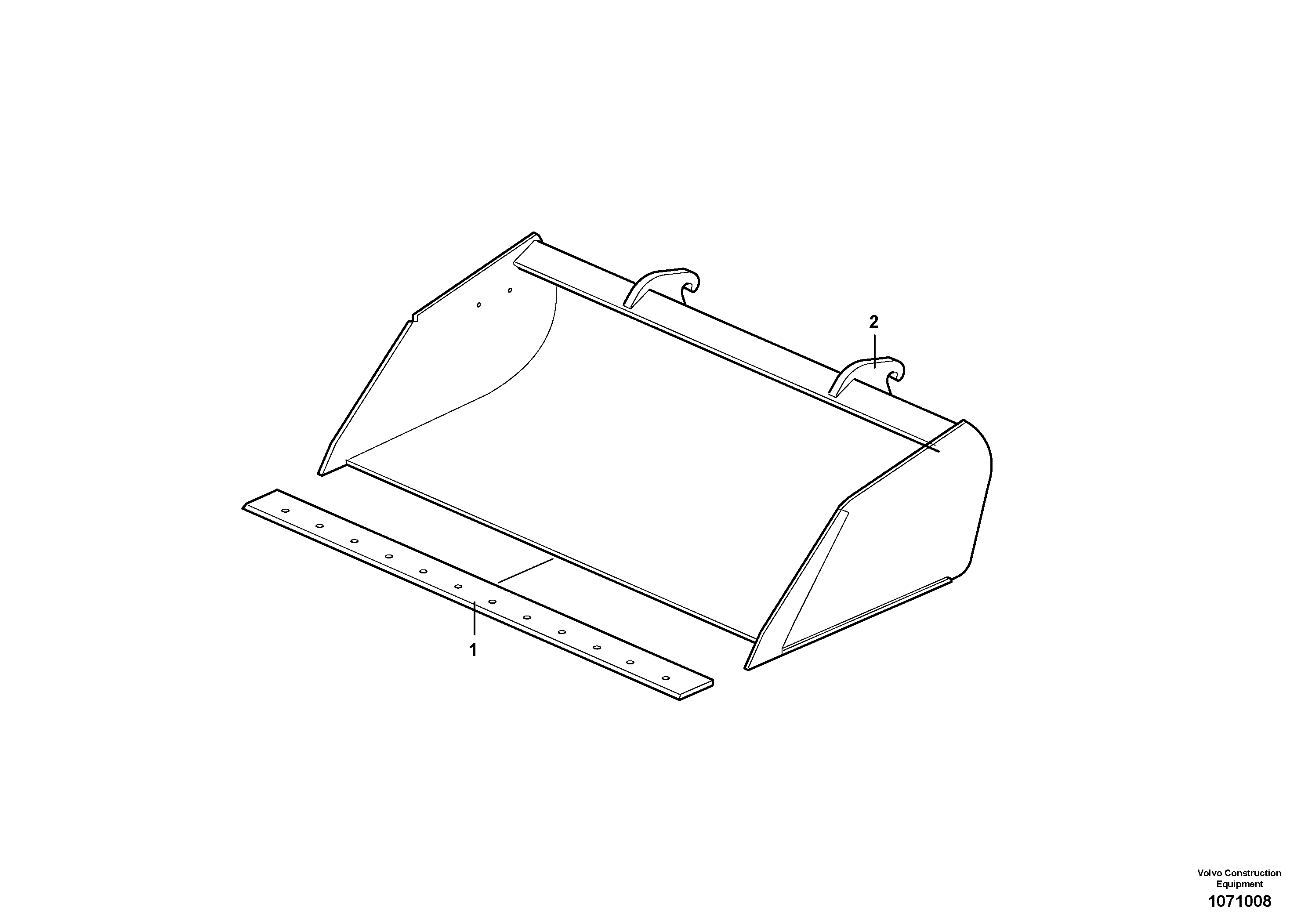 Planing Bucket 15614976 VOLVO