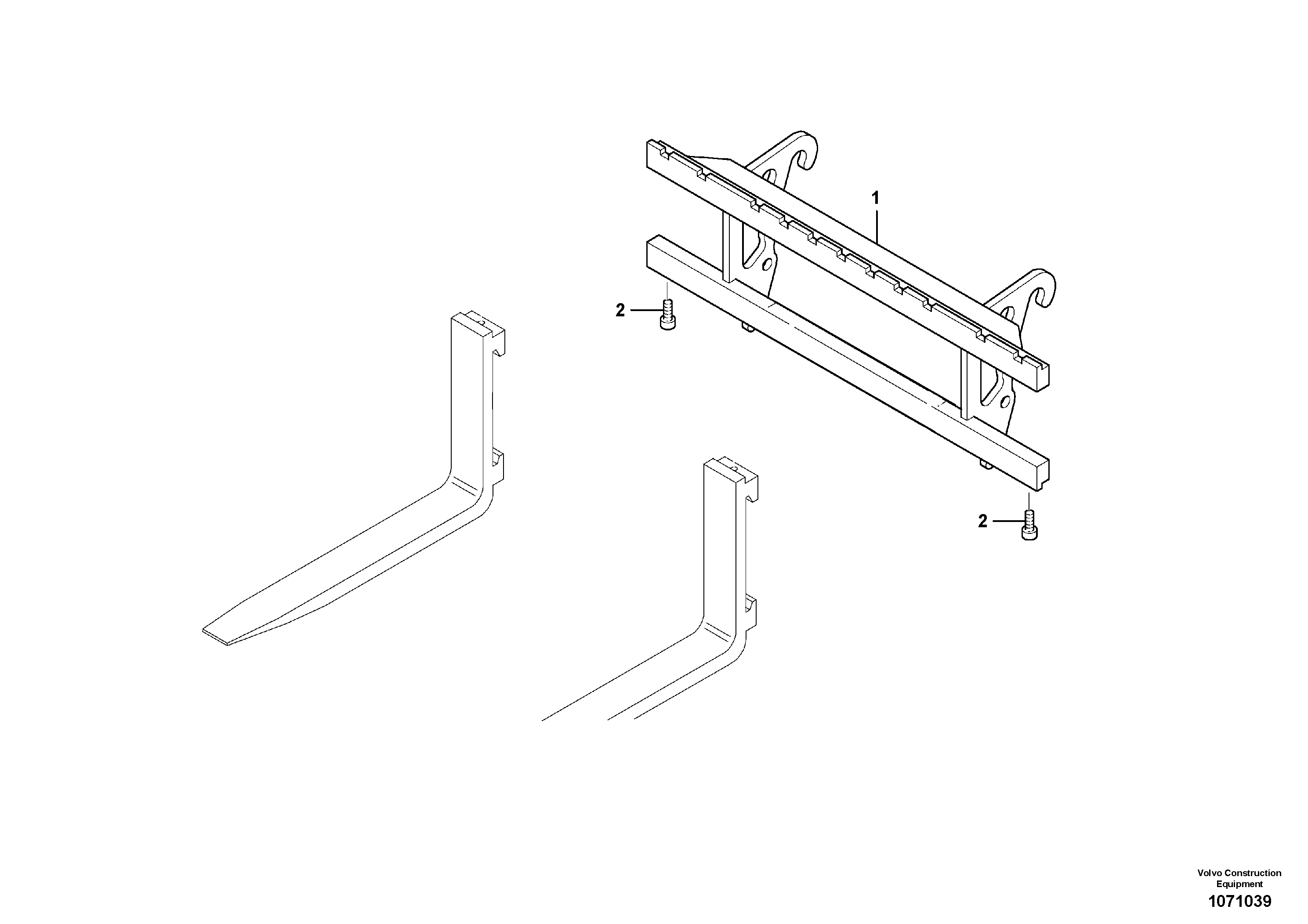 Fork Frame VOE28163770 VOLVO