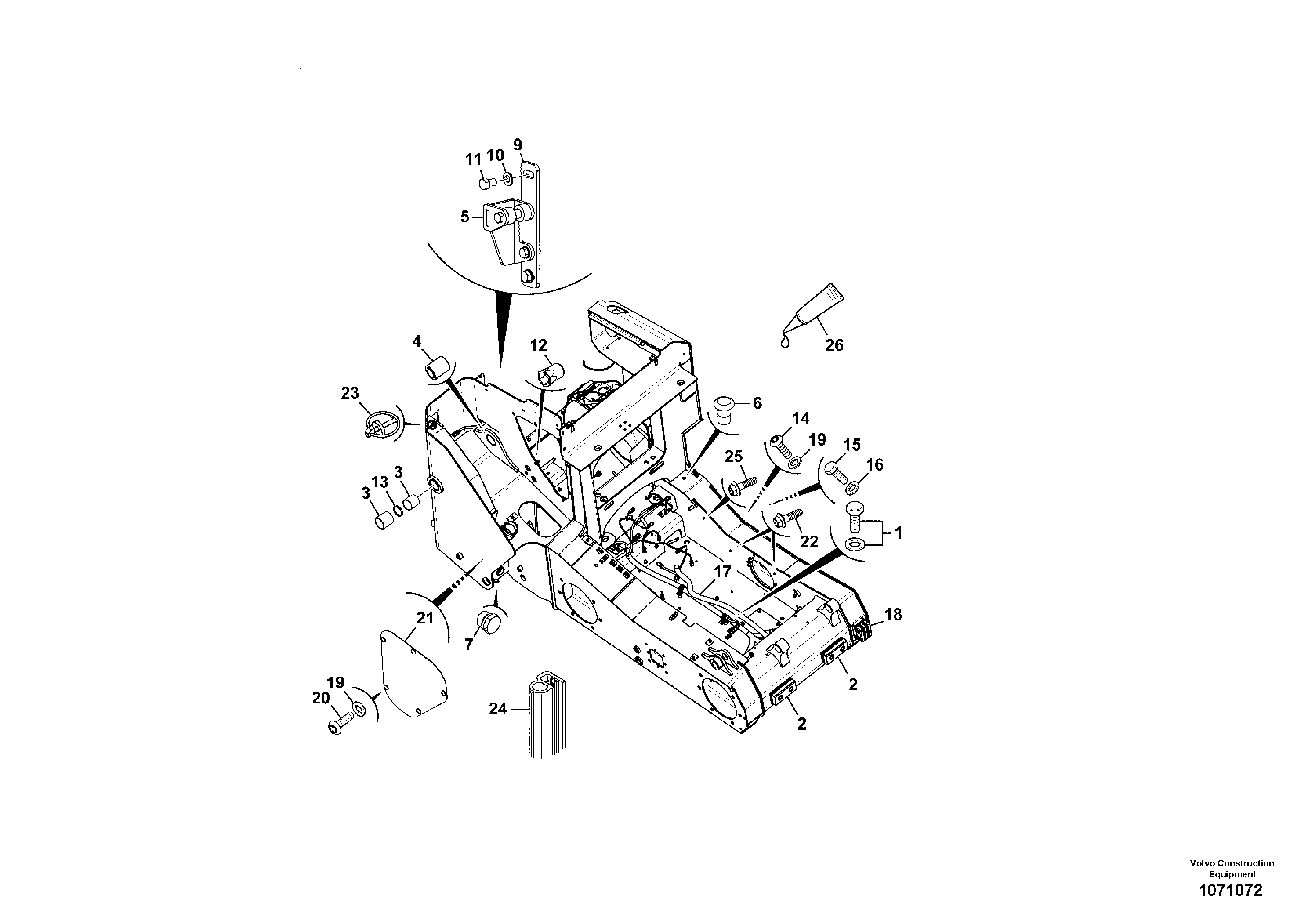 Lifting Bracket VOE17414821 VOLVO