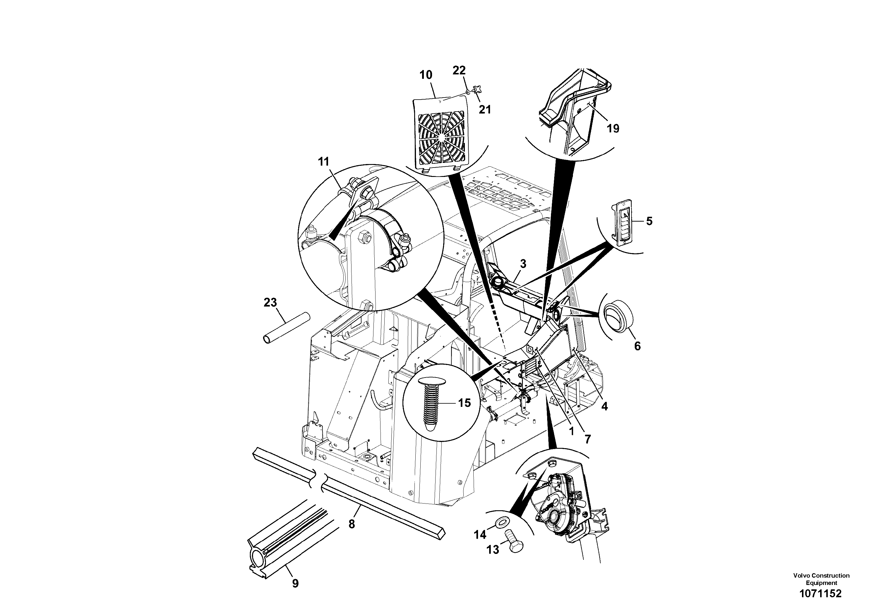 Corner Steel VOE17273961 VOLVO