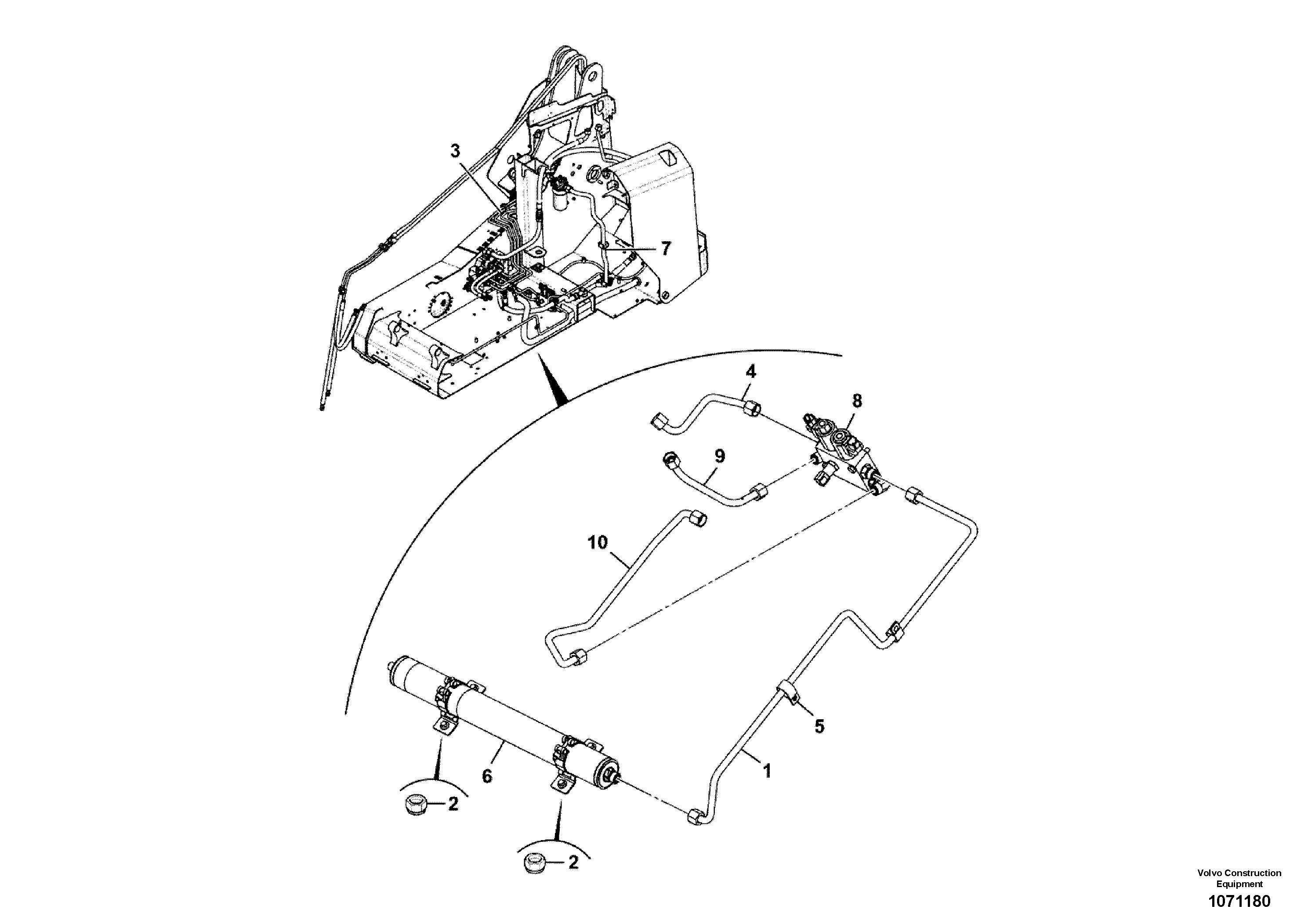 Pedal VOE17229680 VOLVO