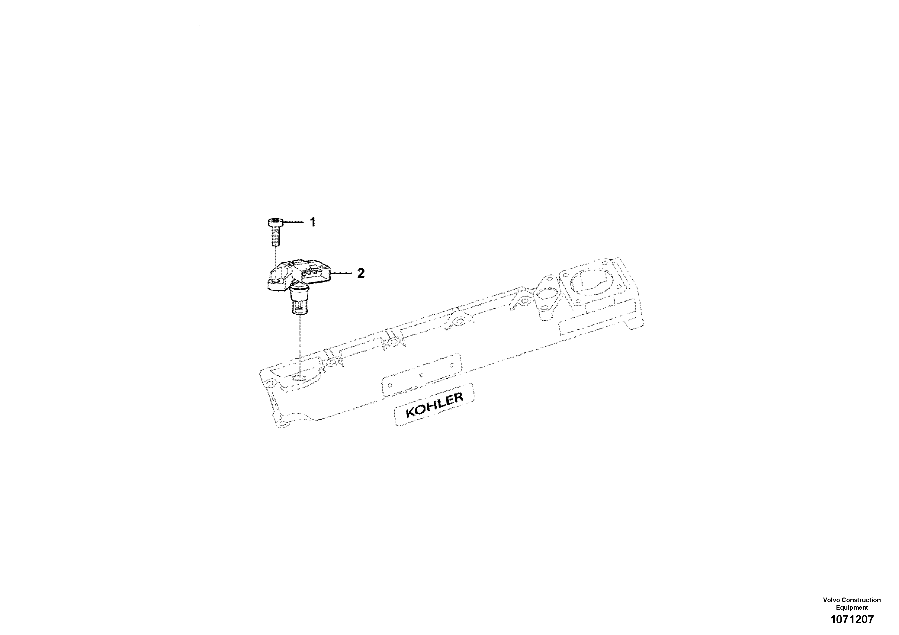 For upper engine part VOE17414699 VOLVO