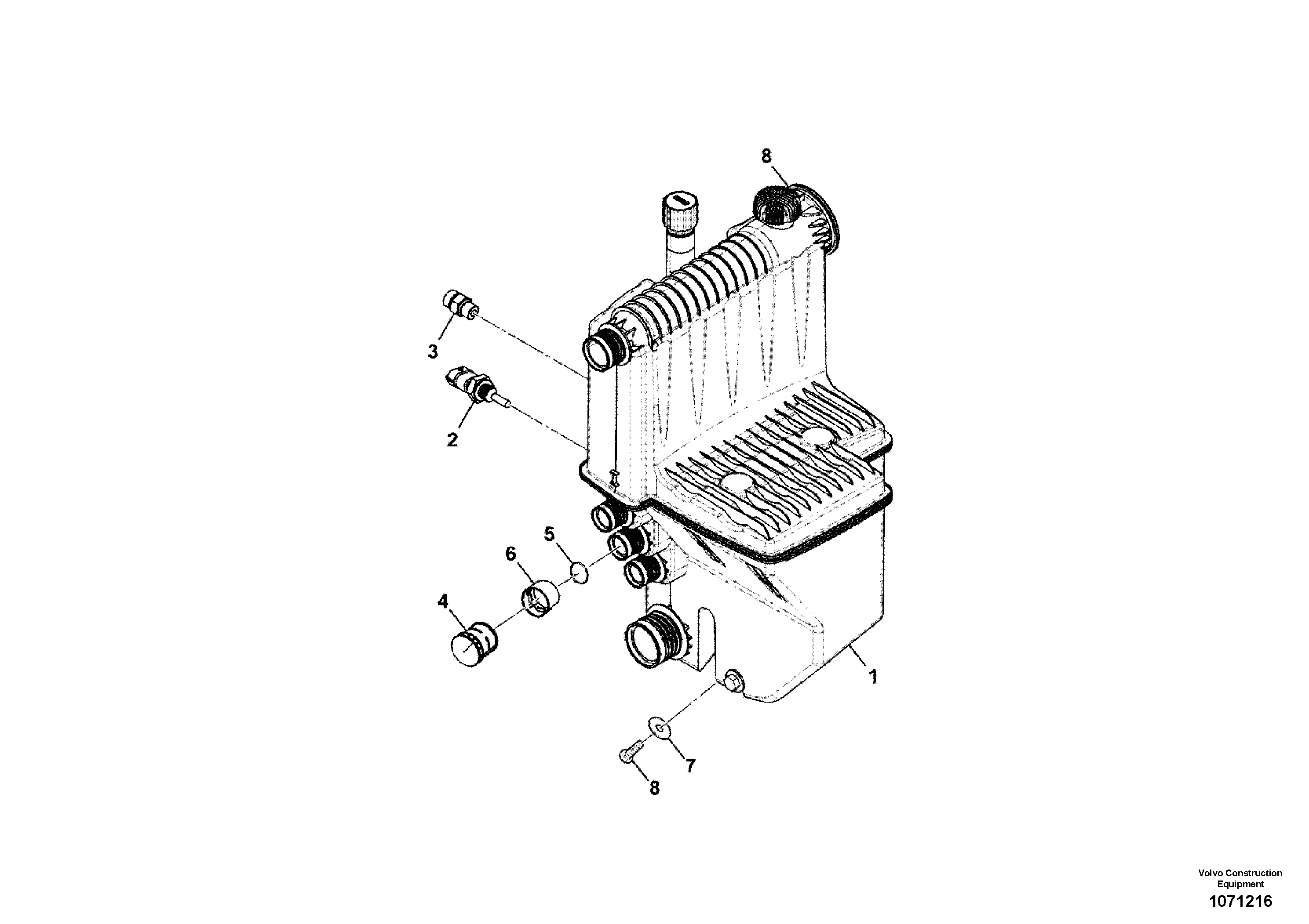Air Duct VOE17415930 VOLVO