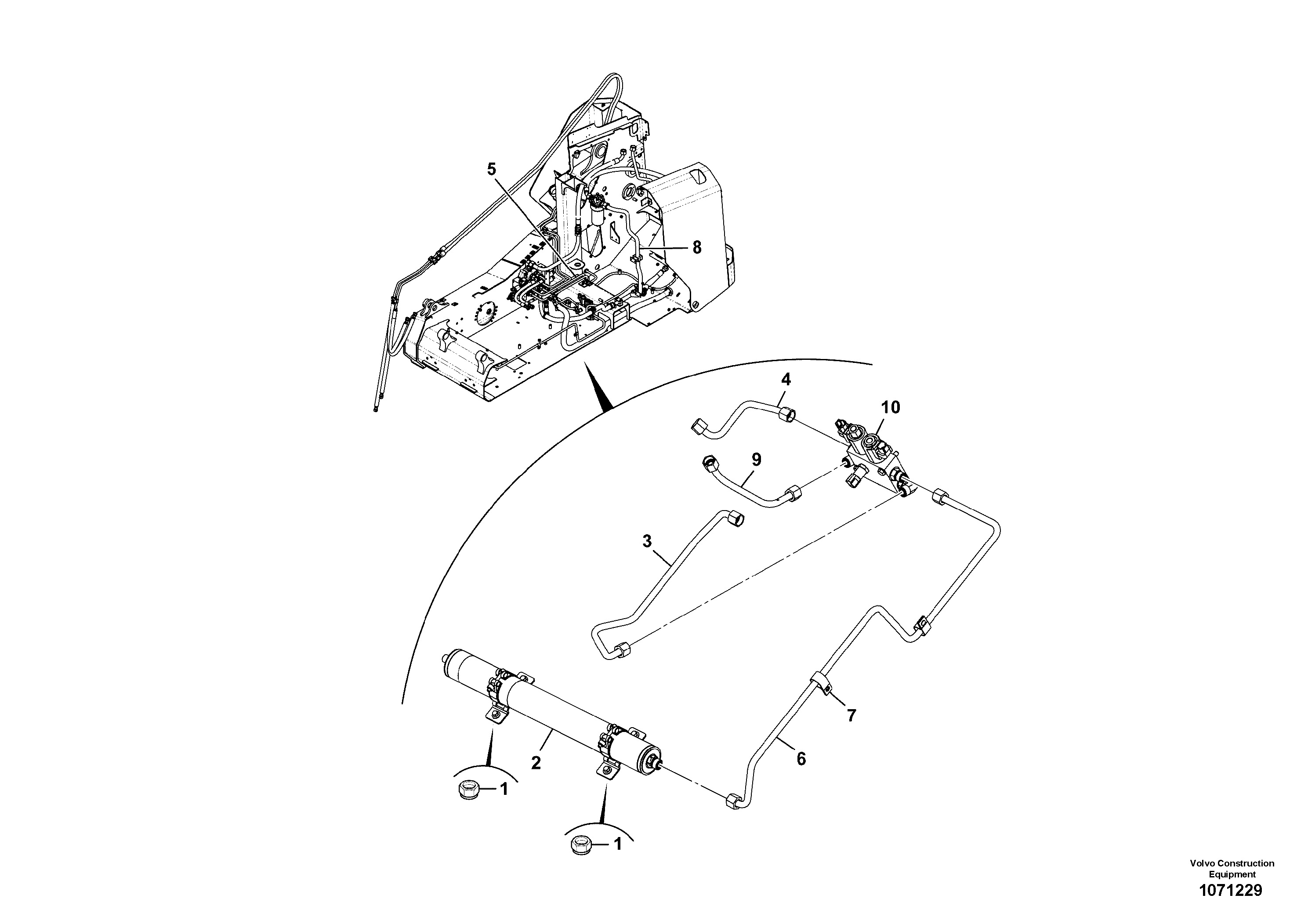 Fuel miser valve VOE17404714 VOLVO