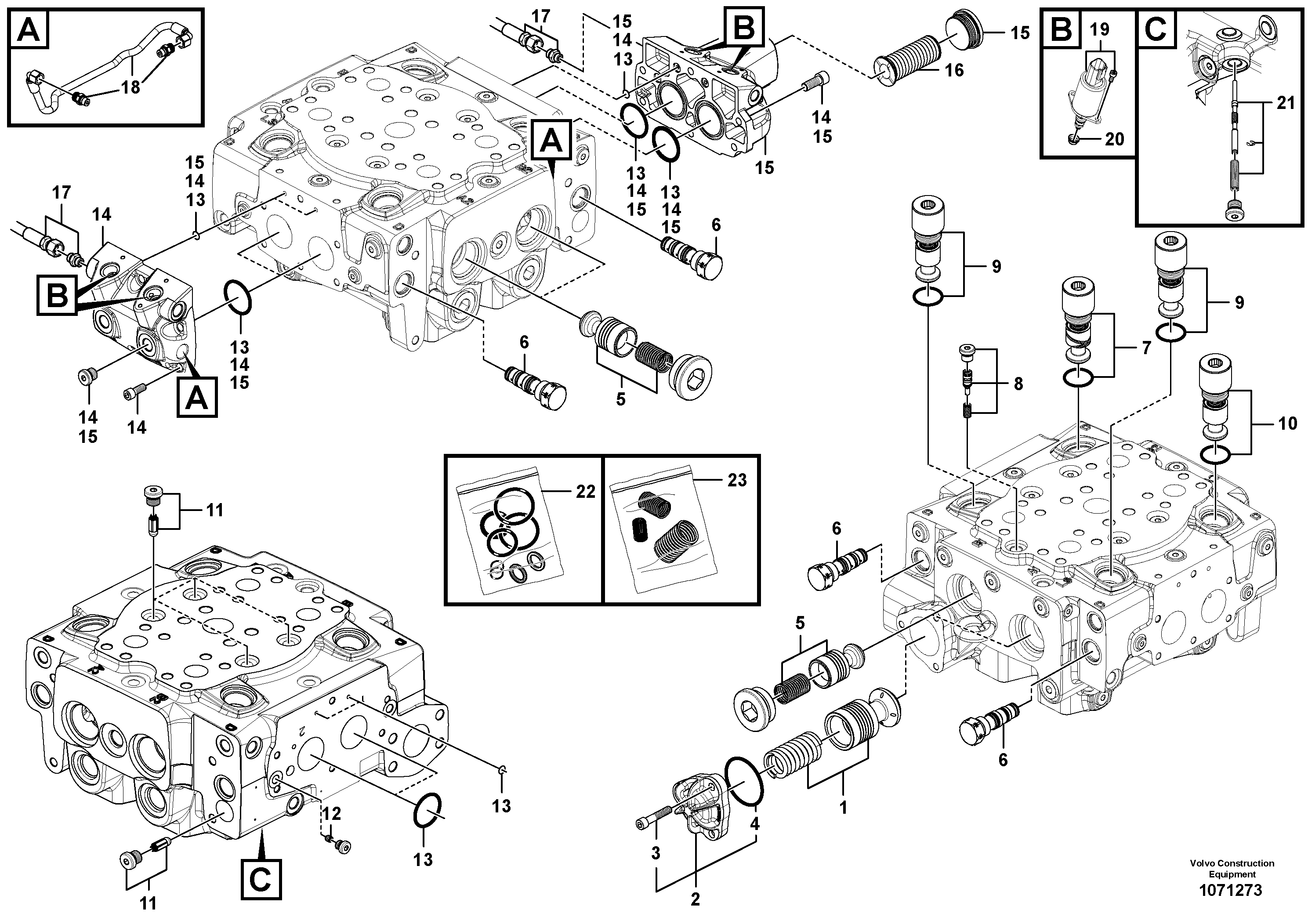 Muffler VOE17217898 VOLVO