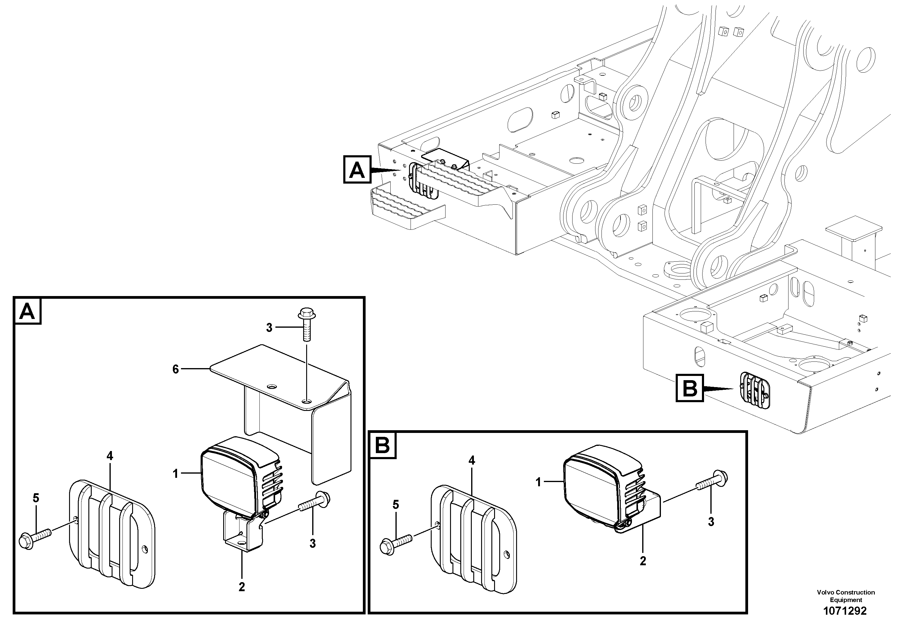 Seat frame VOE14674478 VOLVO