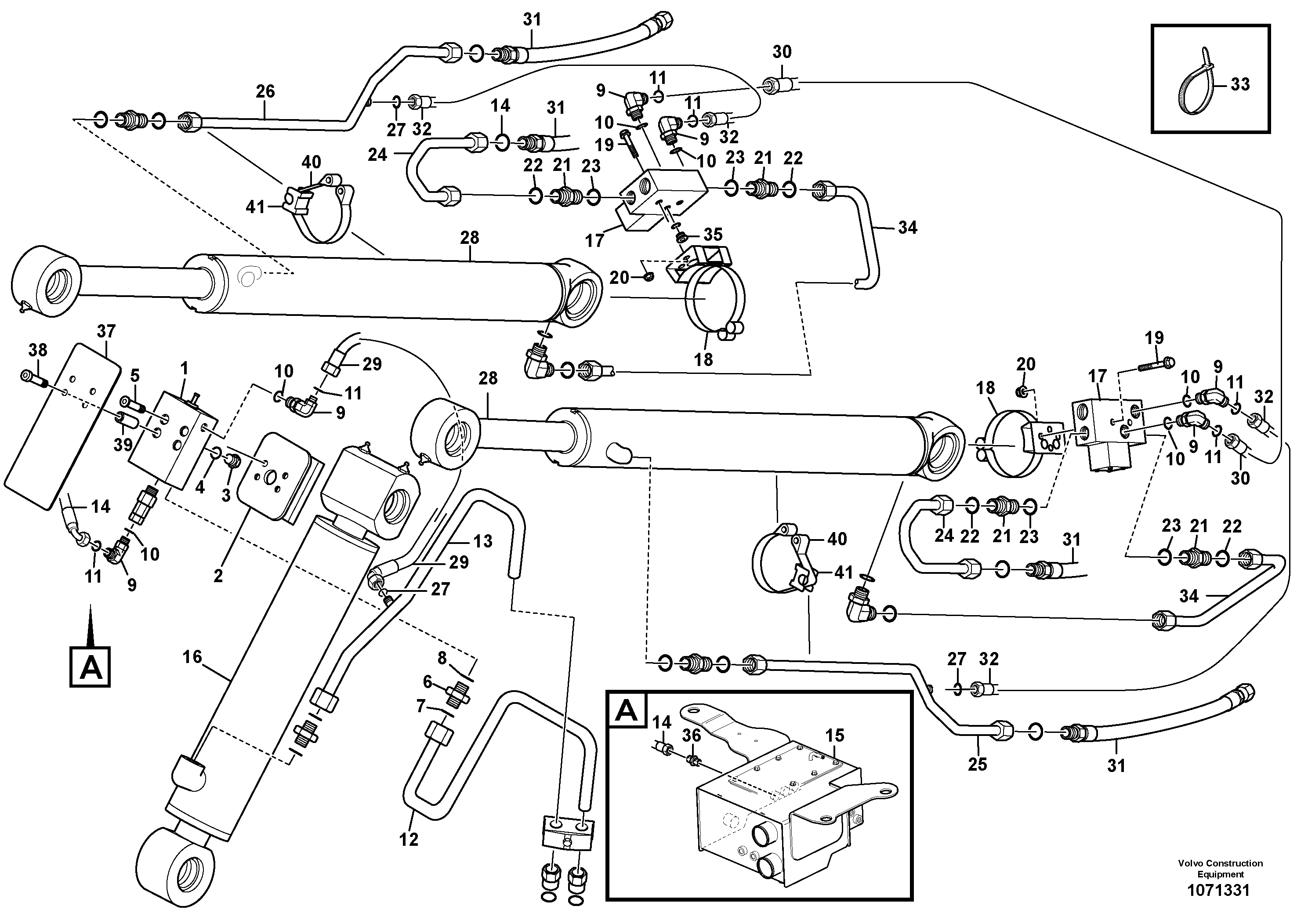 Press. lim. valve VOE16256220 VOLVO
