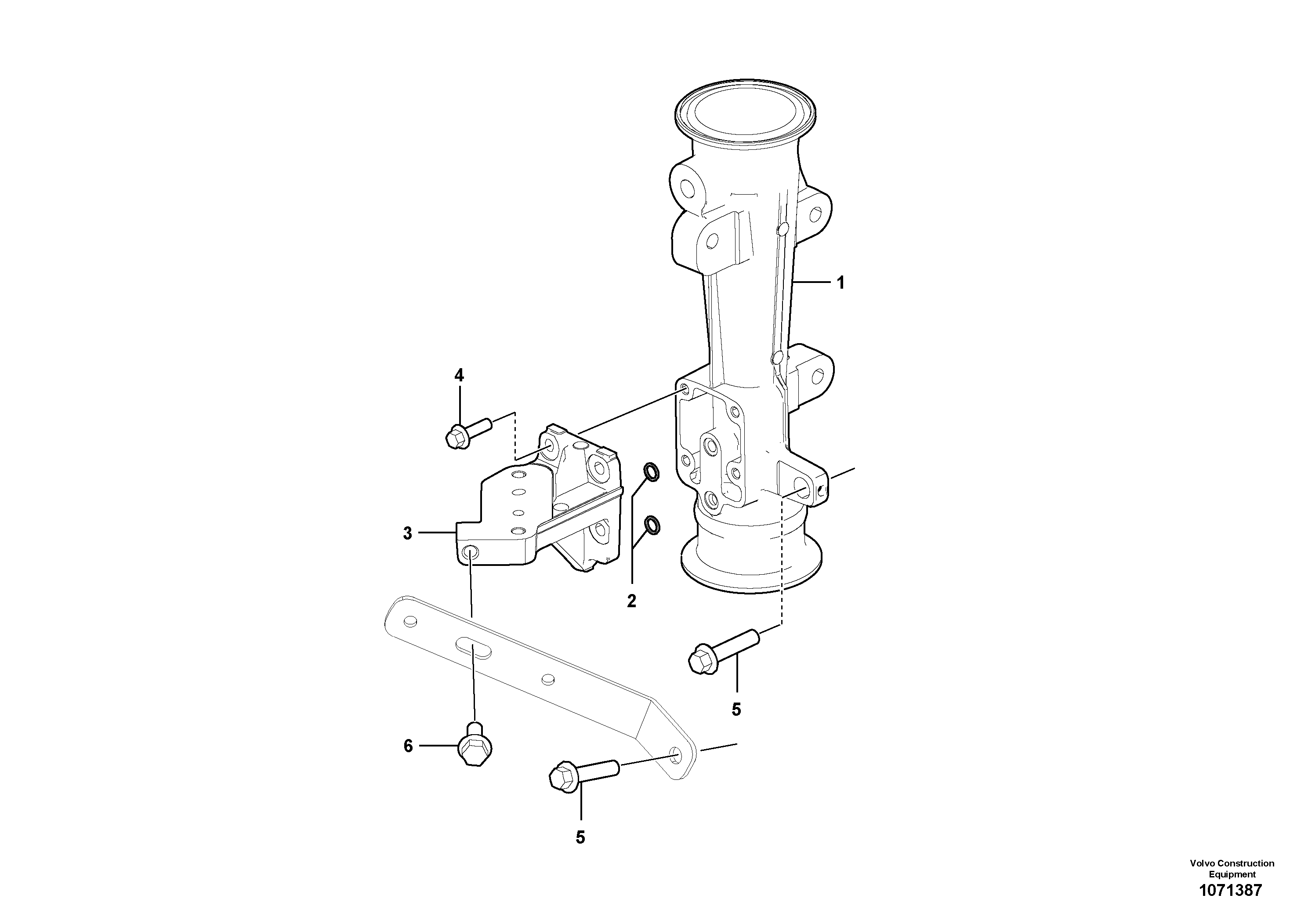 Seat frame VOE22118750 VOLVO