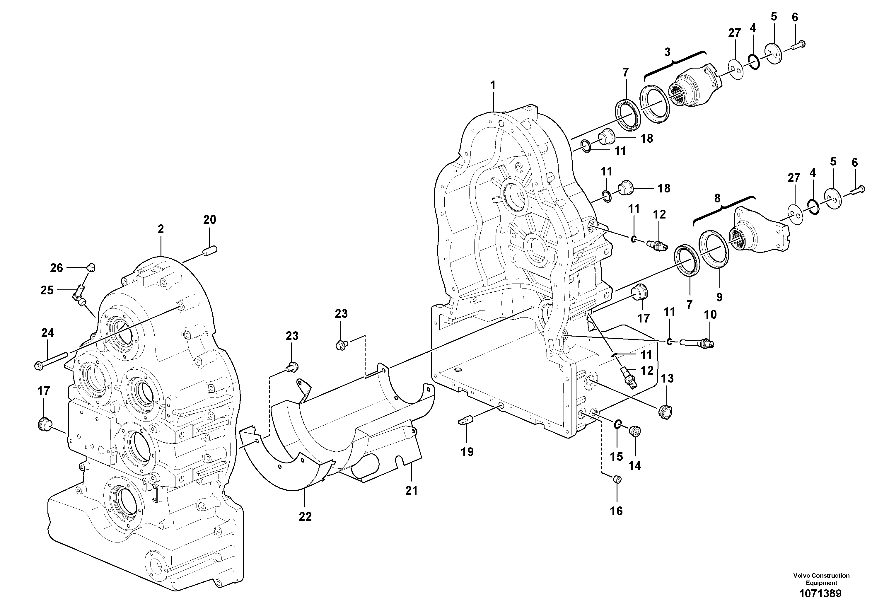 Oil Bath Filter VOE17225560 VOLVO
