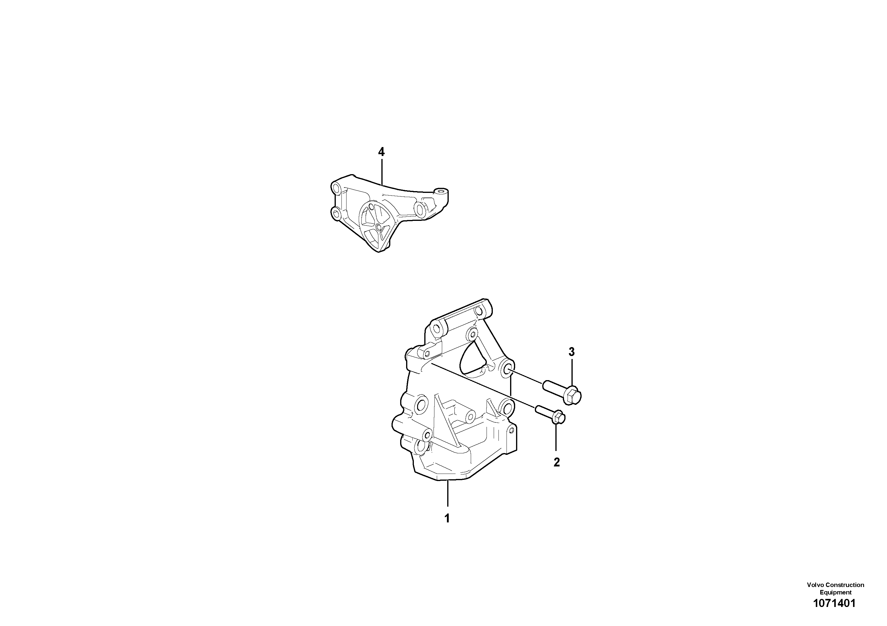 Seat frame VOE22026927 VOLVO