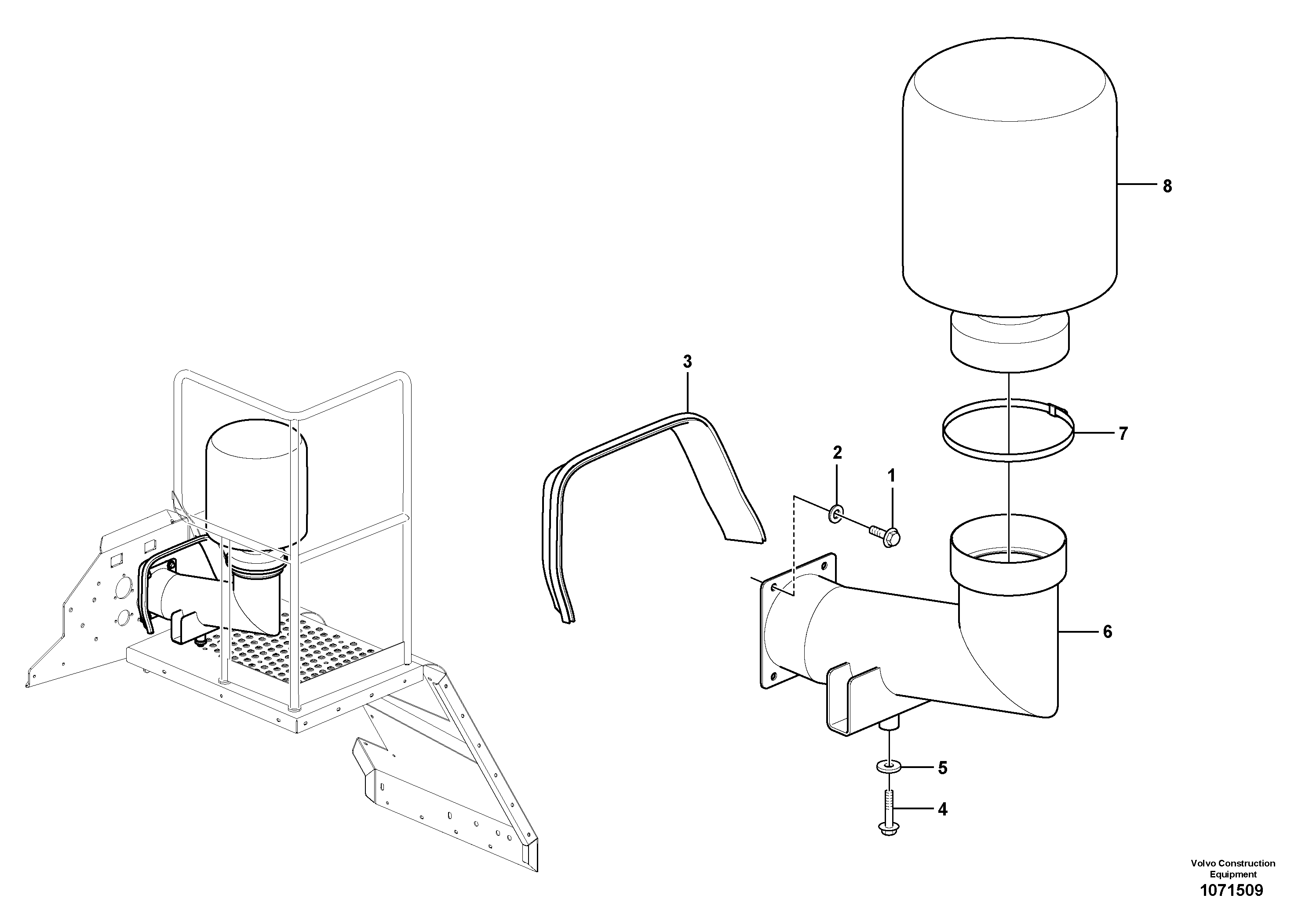 Hydraulic Lock VOE17486800 VOLVO
