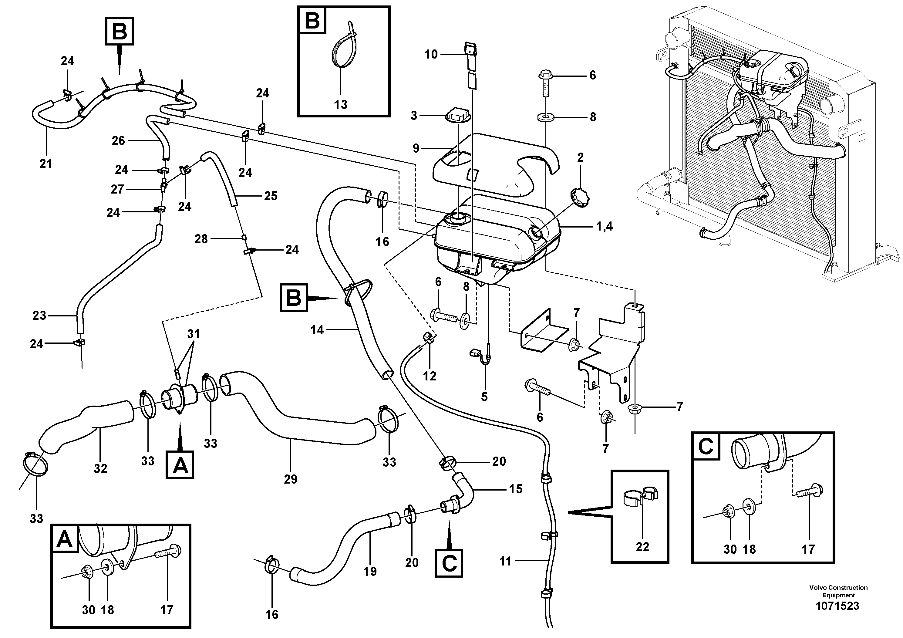 Plate - Battery - Switch VOE16849587 VOLVO