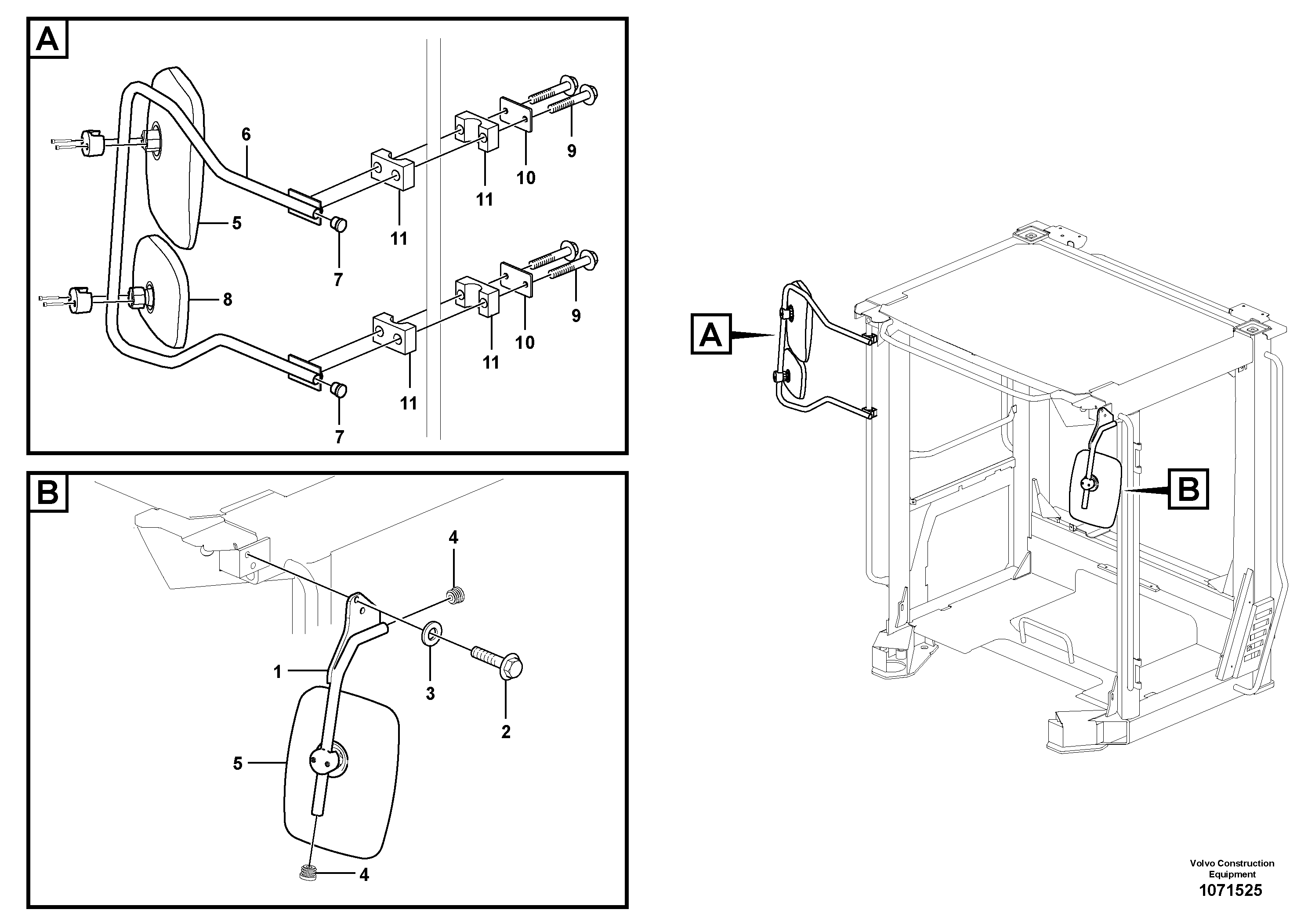 Adjustable boom VOE15169738 VOLVO