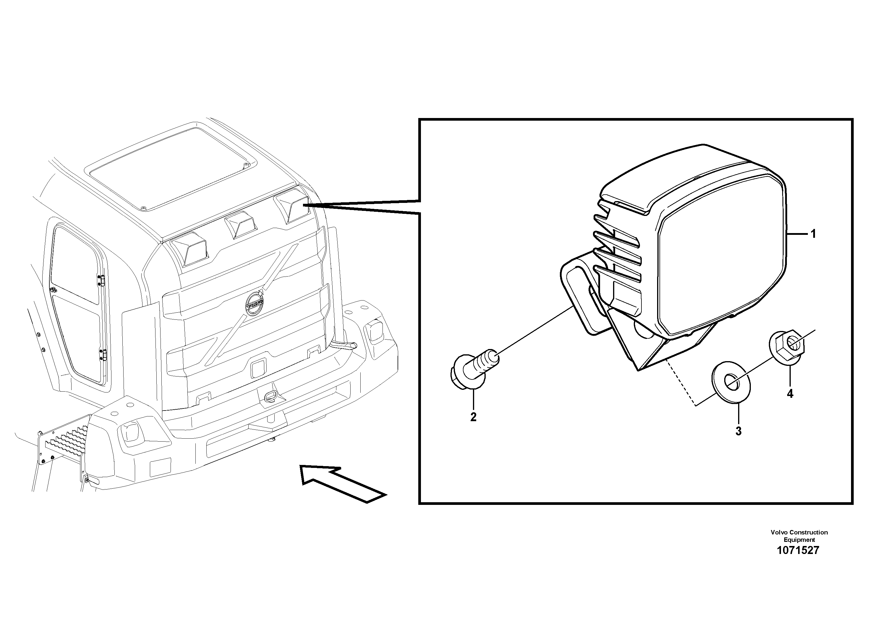 Seat frame VOE17246349 VOLVO