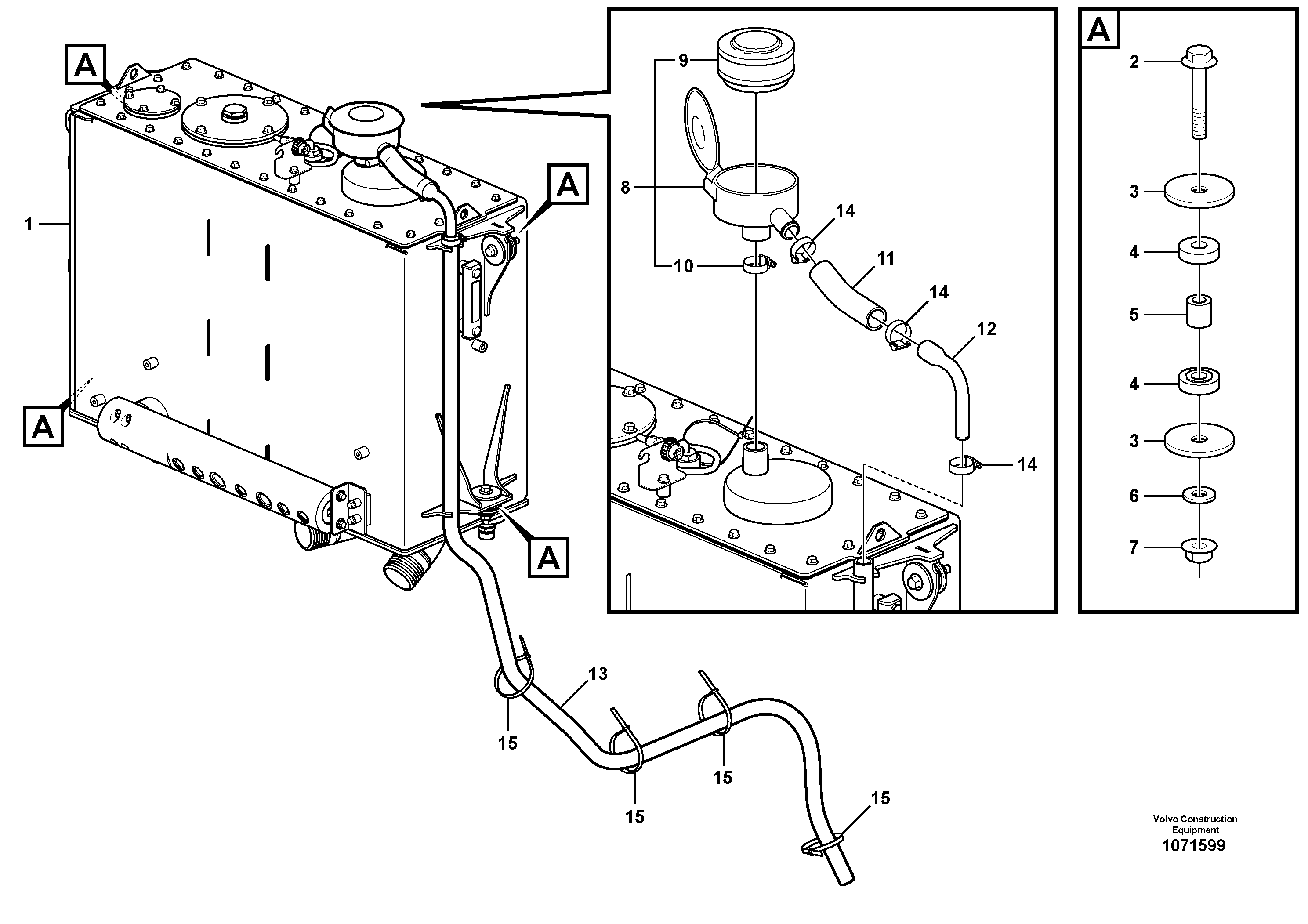 Hydraulic pump P3 VOE16859448 VOLVO