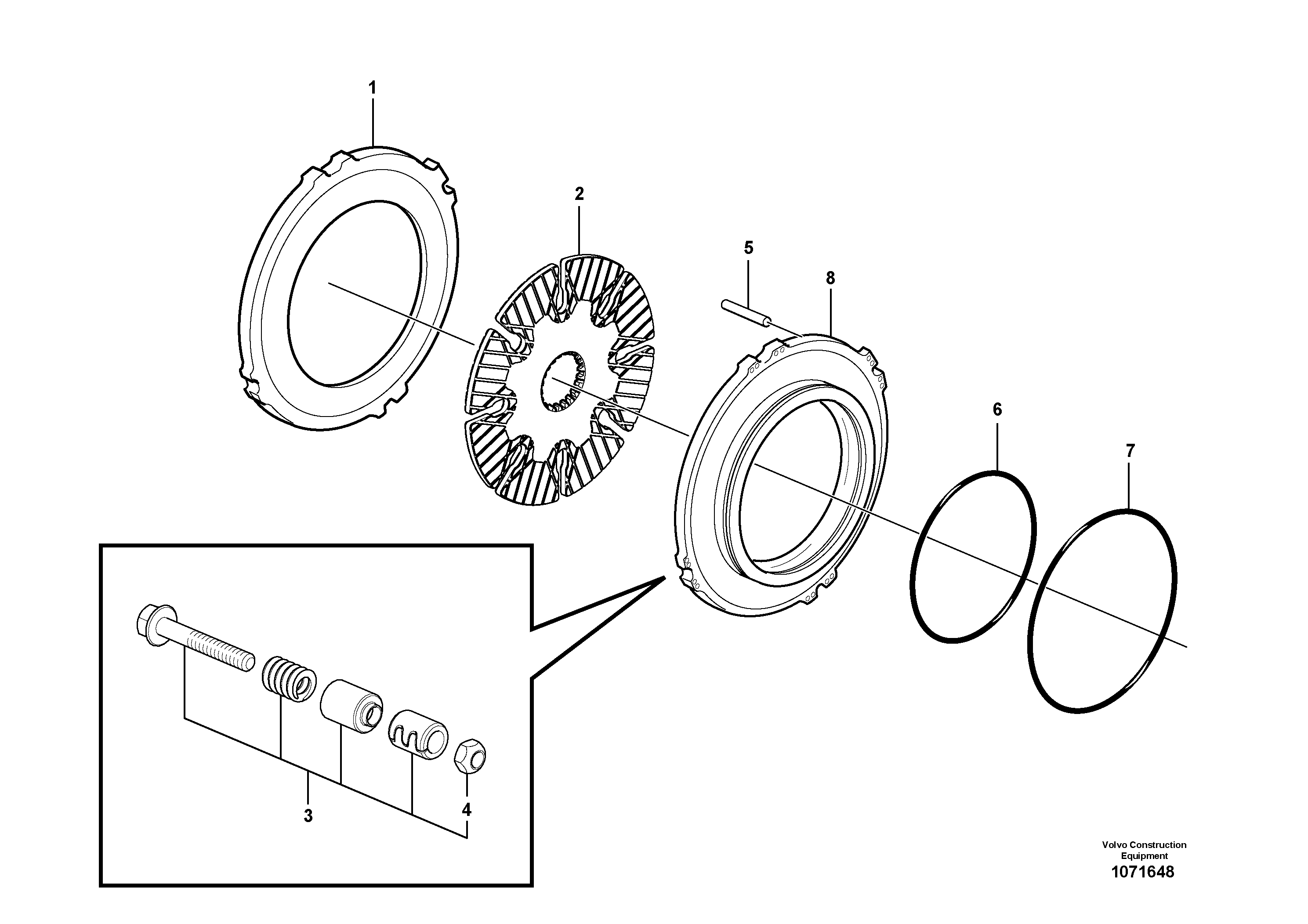 Valve Piston VOE990987 VOLVO