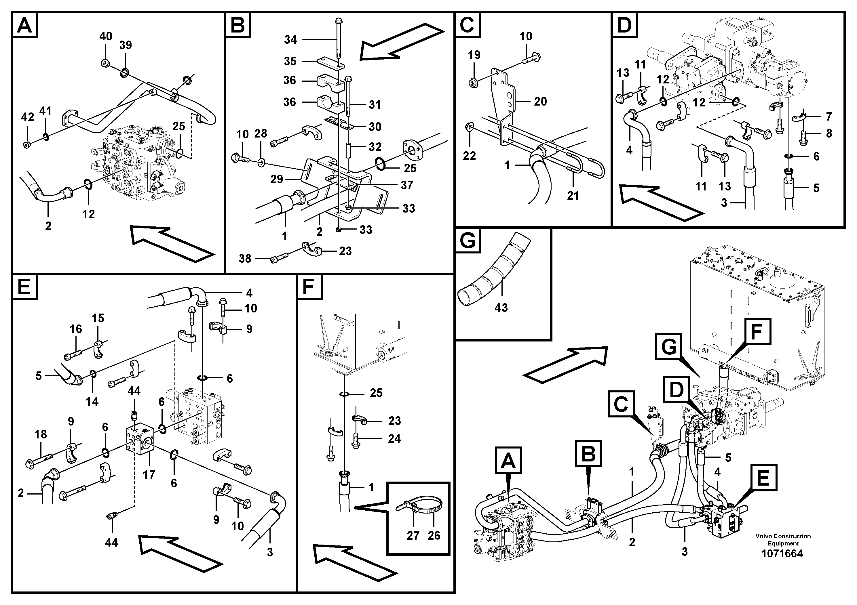 Timing gear casing VOE17451322 VOLVO