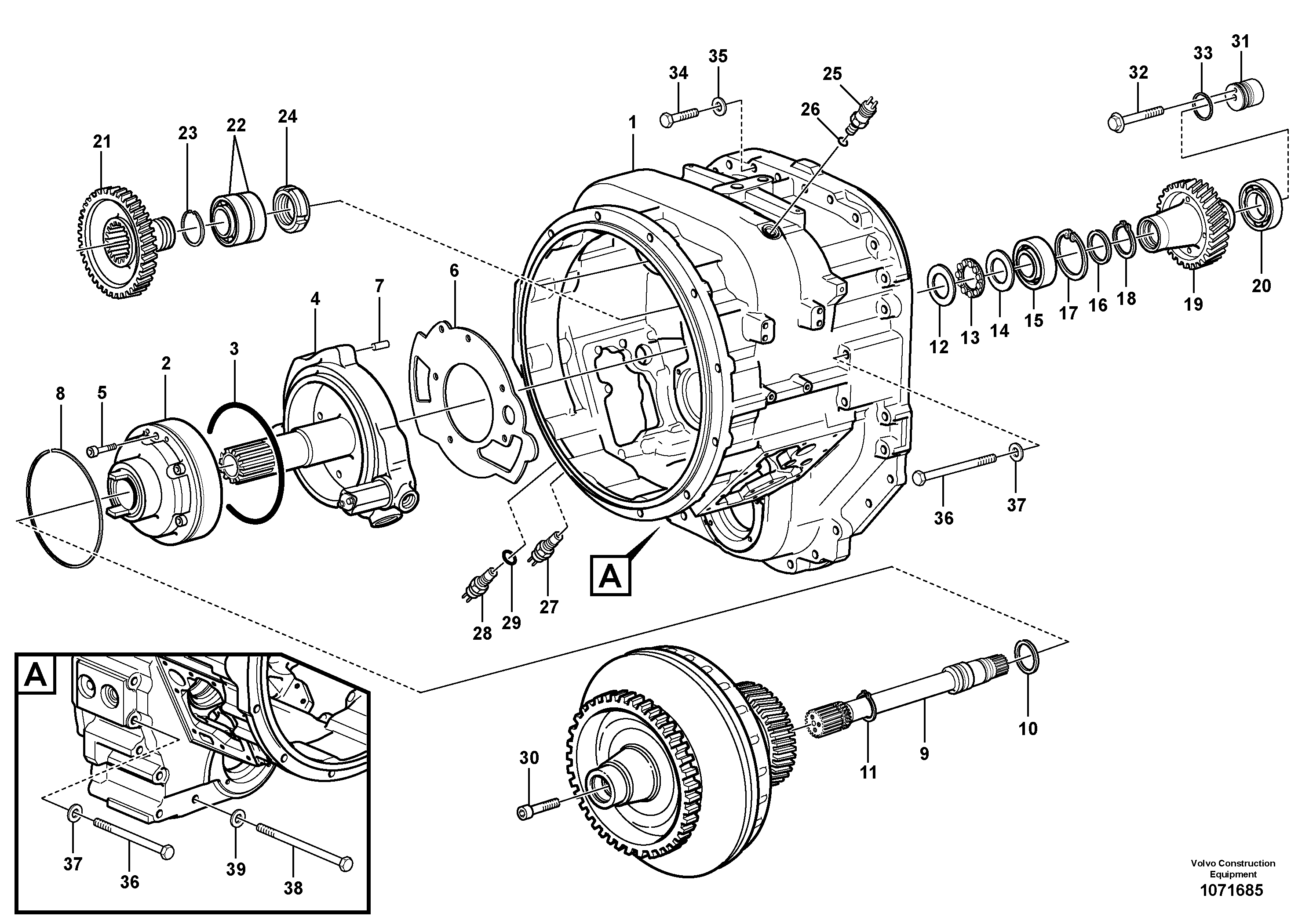 Mounting rail VOE997959 VOLVO