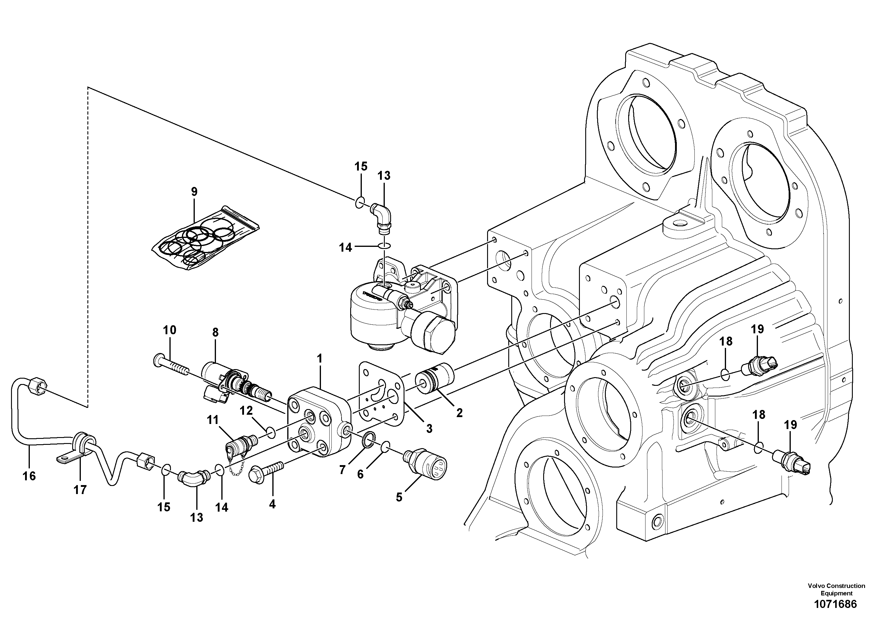 Fuel miser valve VOE17464937 VOLVO
