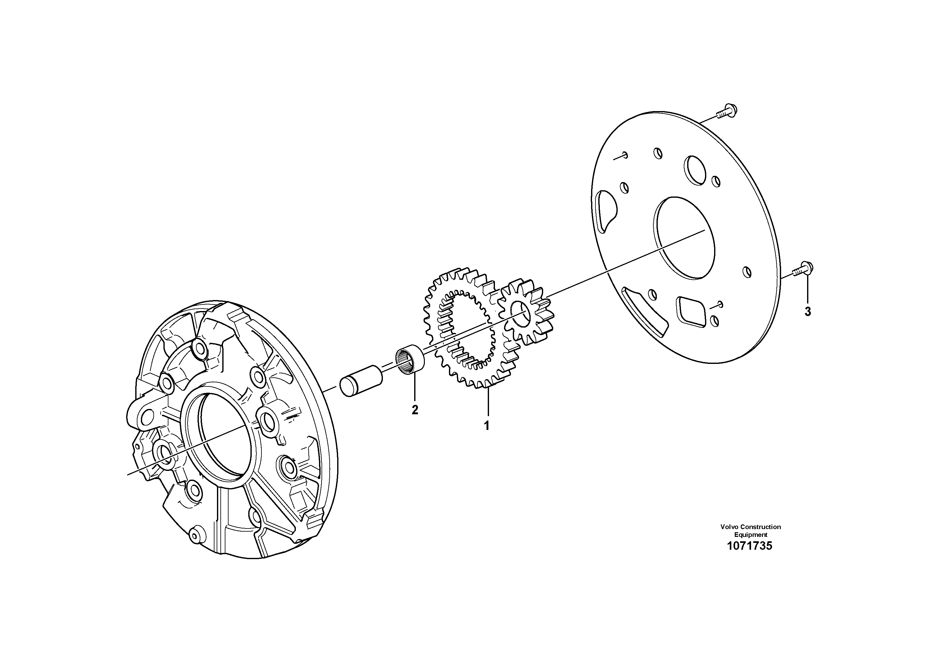 Tensioner VOE15165083 VOLVO