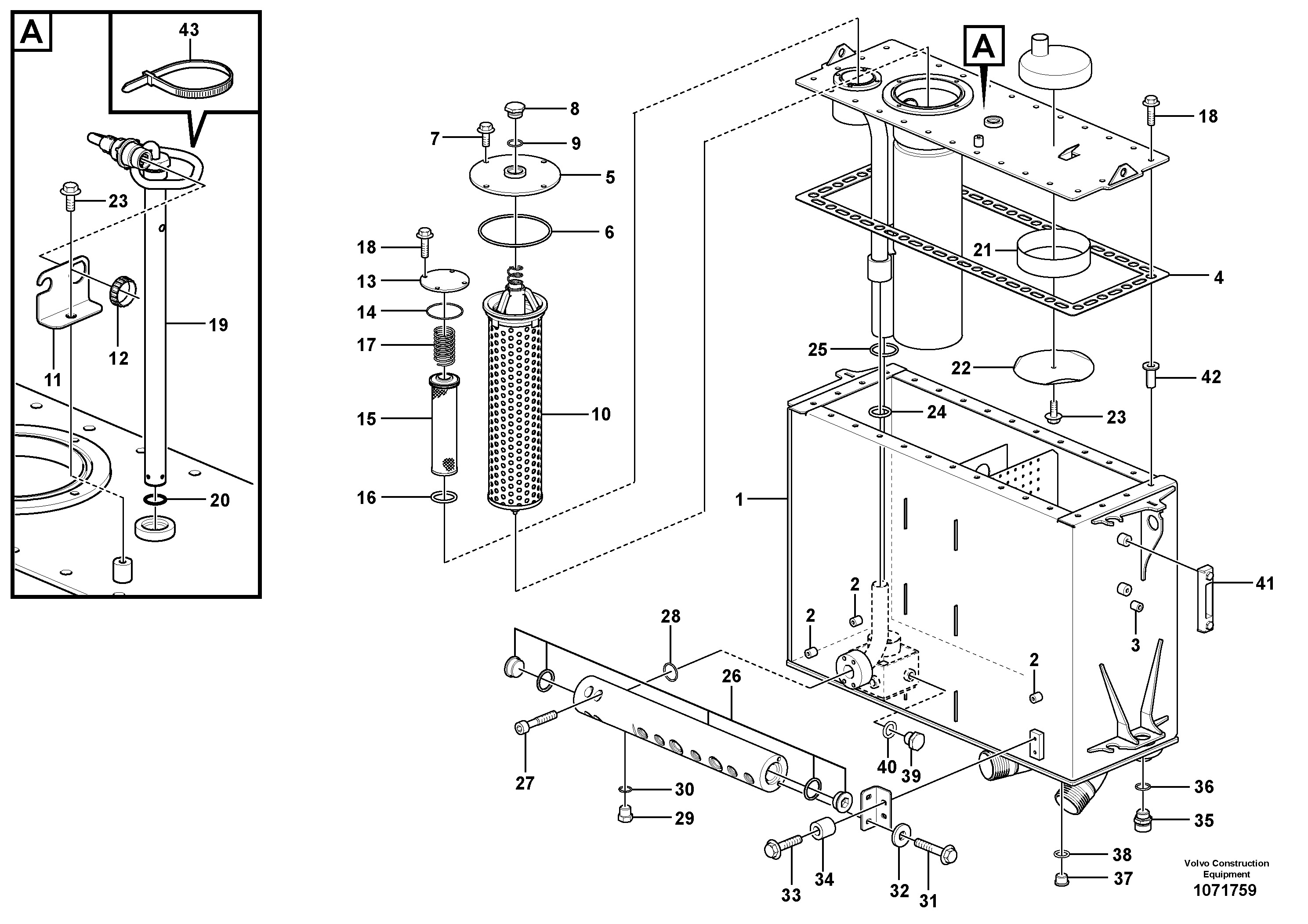 Filter Cover VOE17304285 VOLVO
