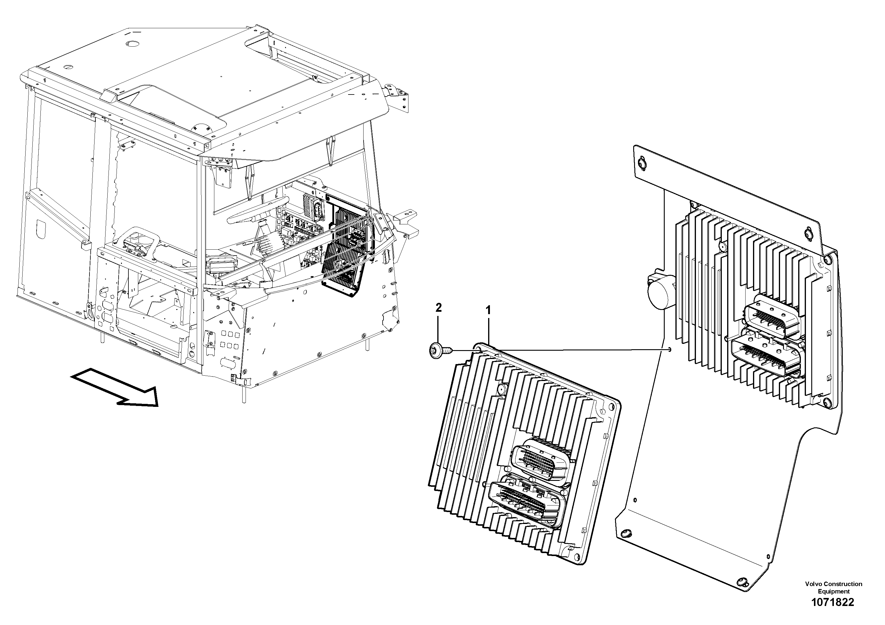 Electronic unit VOE11383910 VOLVO