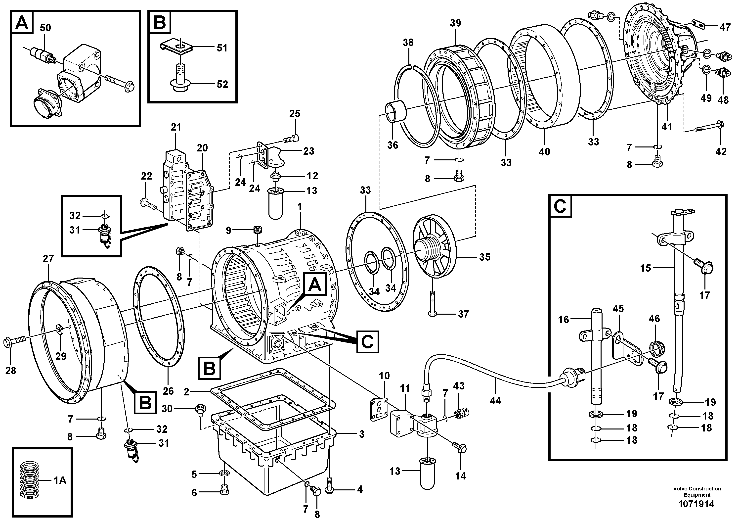 Converter Shell VOE17427301 VOLVO