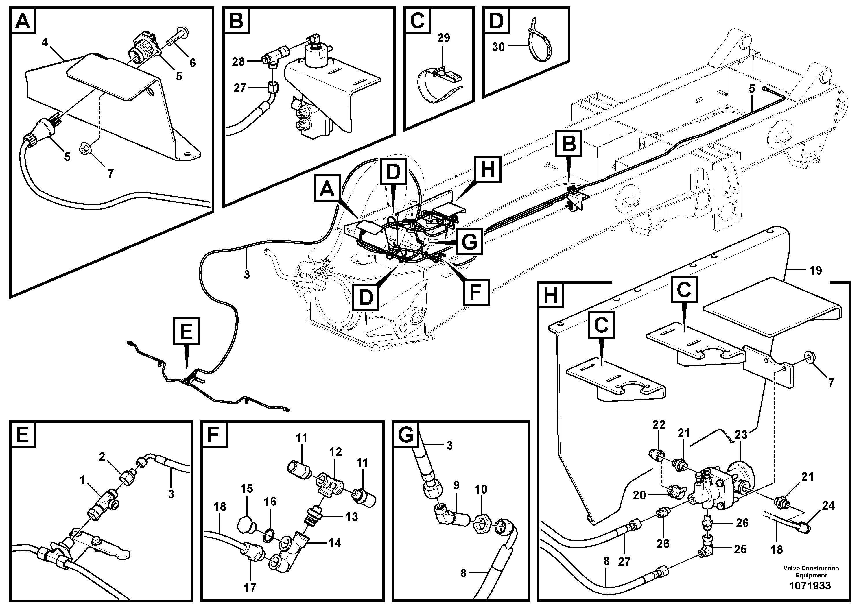 Seat frame VOE16807952 VOLVO