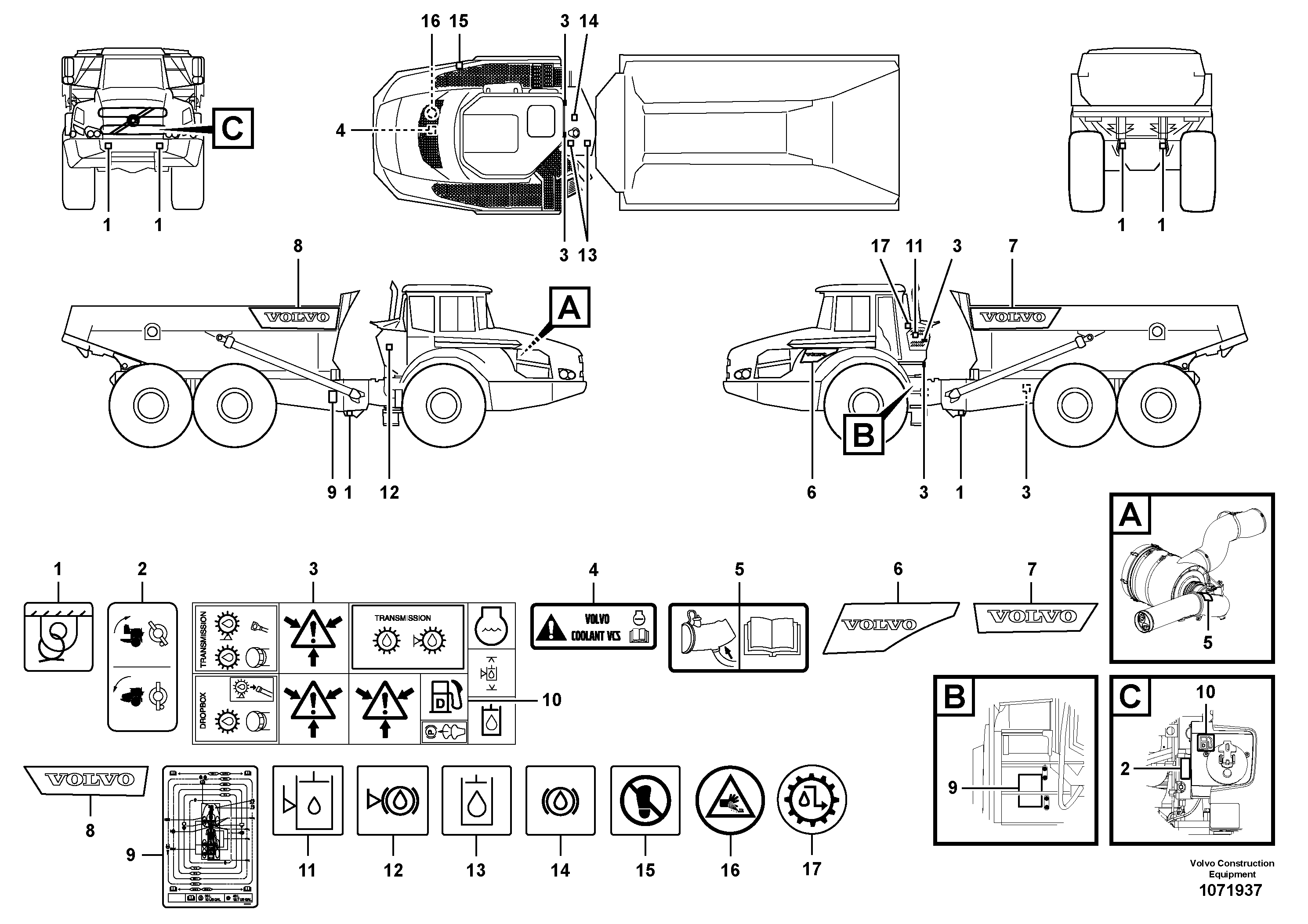 Cylinder Block VOE16856889 VOLVO