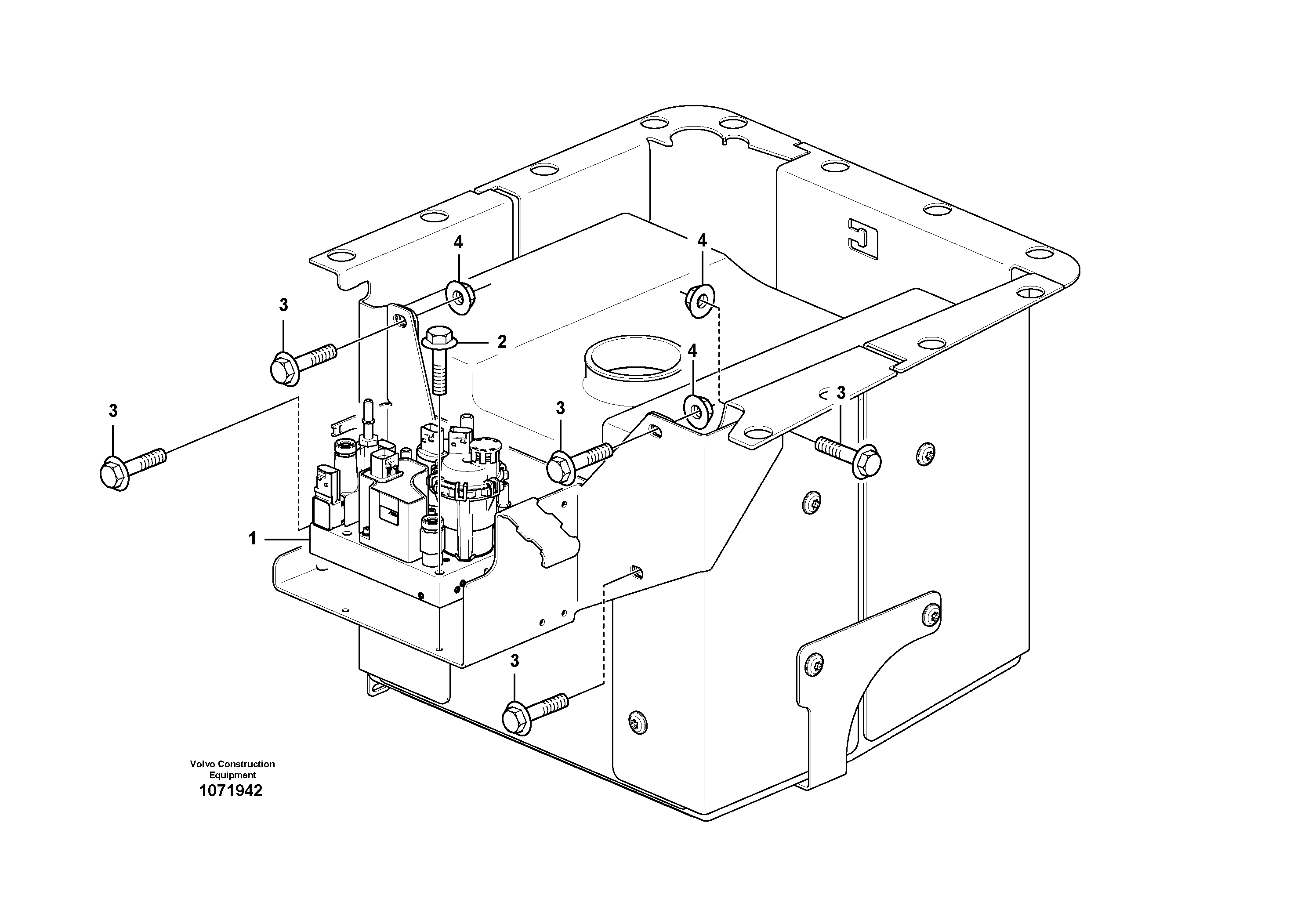 Flange screw VOE60113521 VOLVO